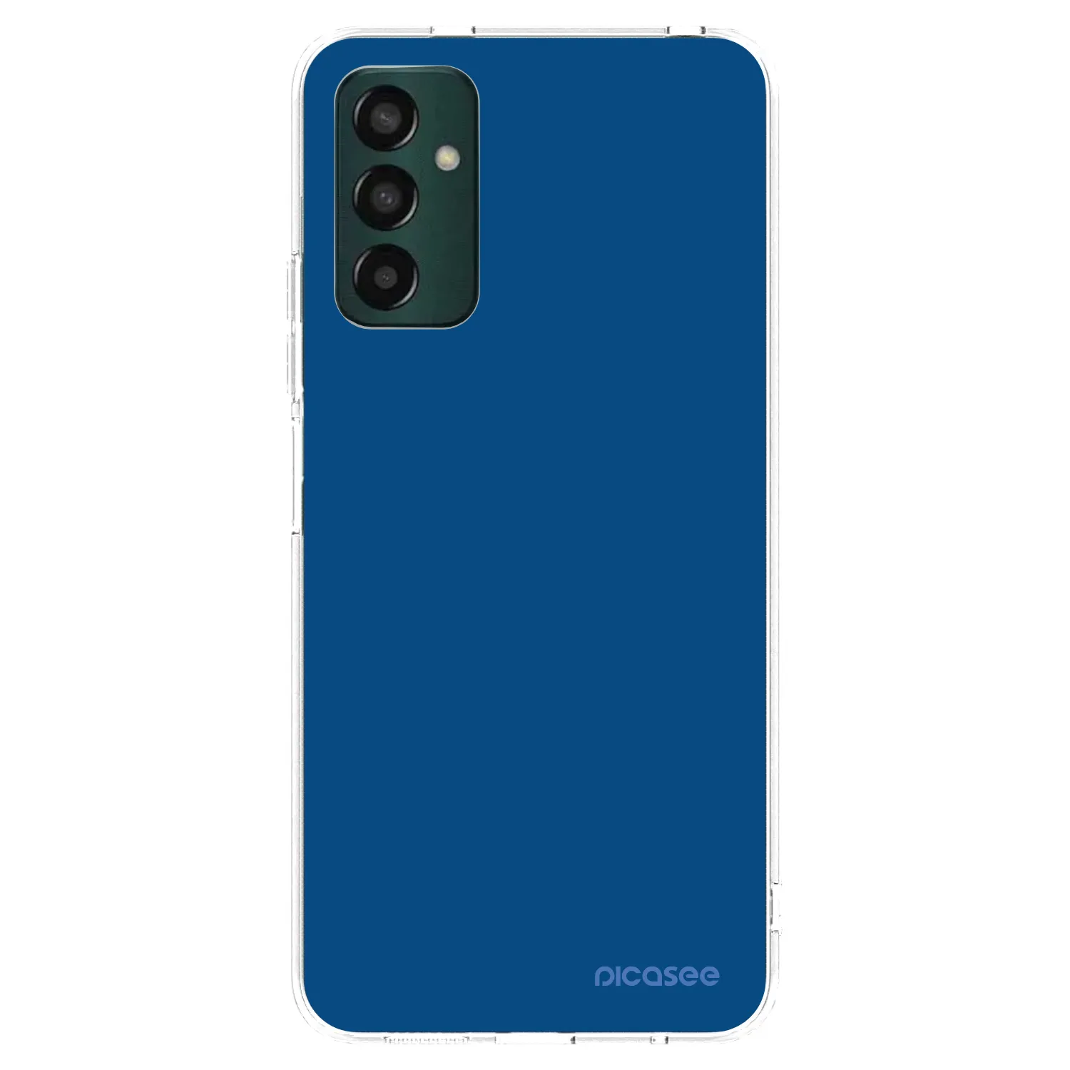 Picasee silikonska prozirna maskica za Samsung Galaxy M23 5G - Navy Blue