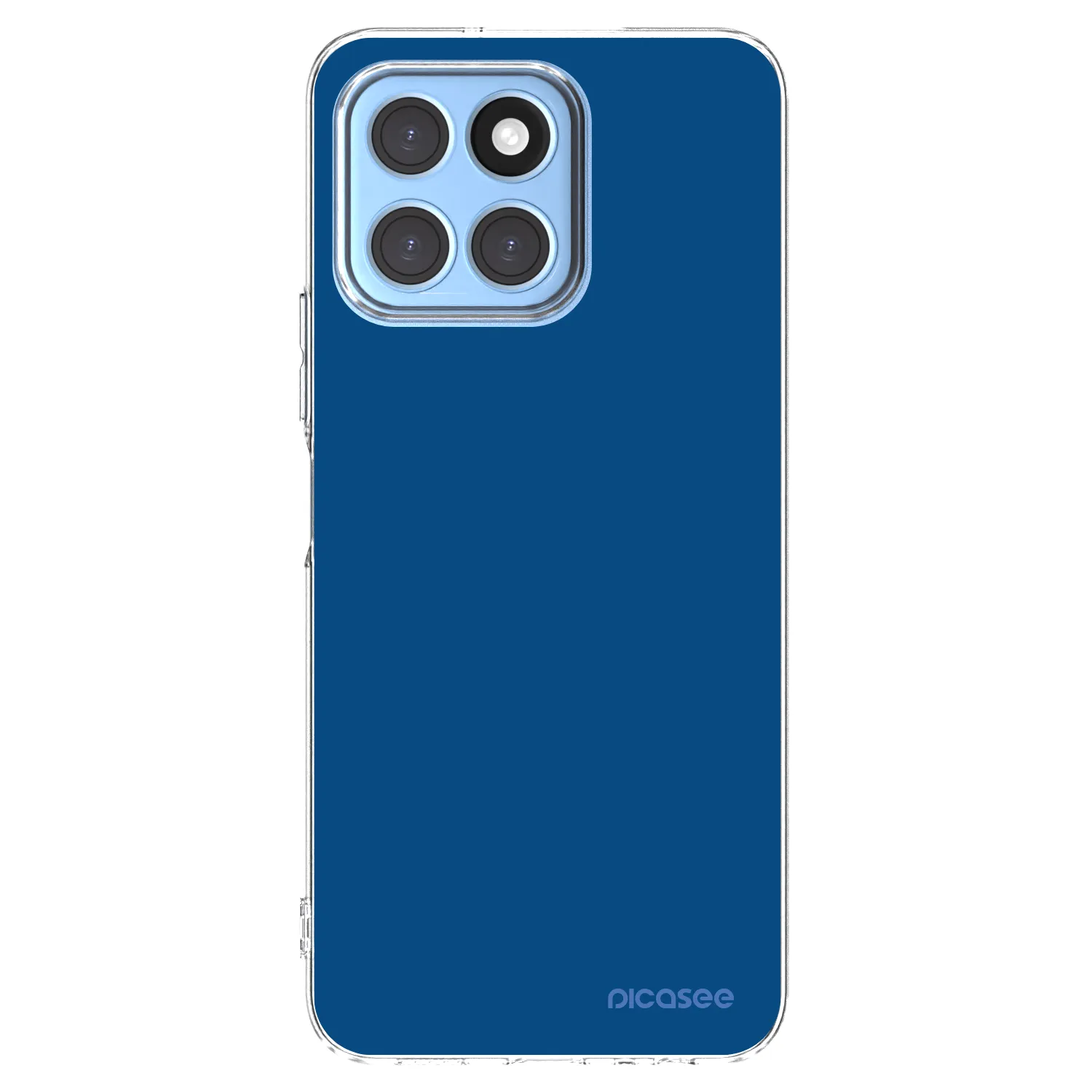 Picasee silikonska prozirna maskica za Honor X8 5G - Navy Blue