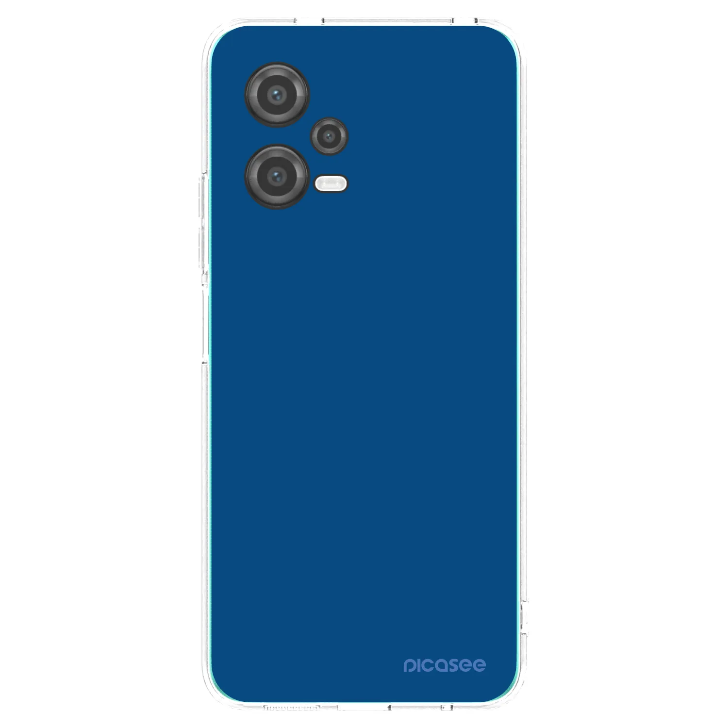 Picasee silikonska prozirna maskica za Xiaomi Poco X5 - Navy Blue
