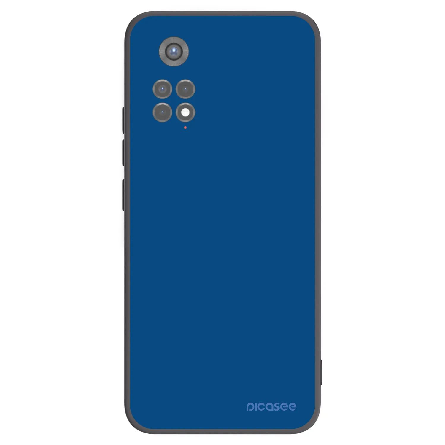 Picasee crna silikonska maskica za Xiaomi Redmi Note 11S 5G - Navy Blue