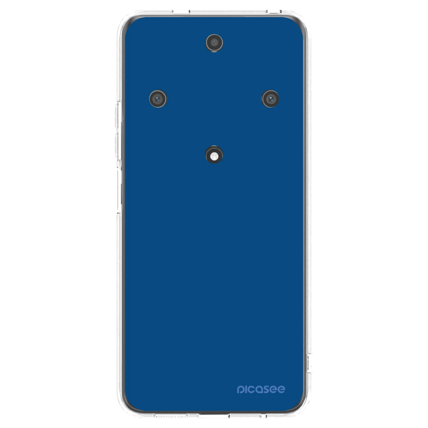 Picasee silikonska prozirna maskica za Honor Magic5 Lite 5G - Navy Blue