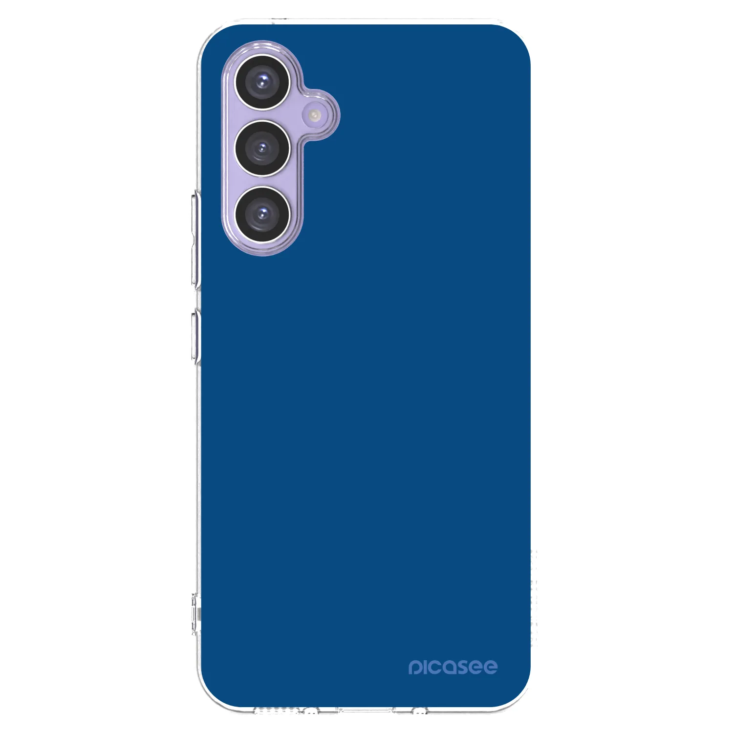 Picasee silikonska prozirna maskica za Samsung Galaxy A54 5G A546B - Navy Blue