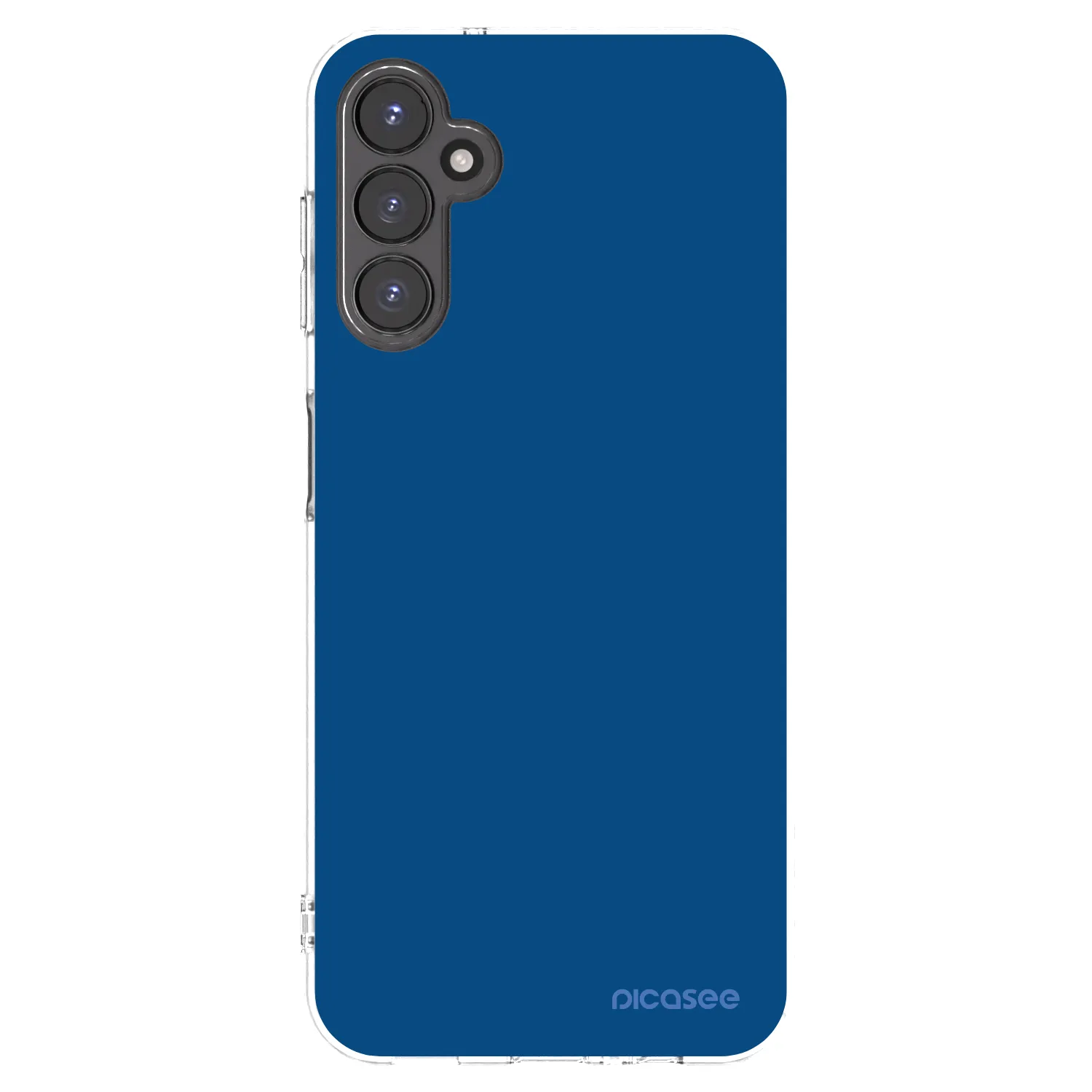 Picasee silikonska prozirna maskica za Samsung Galaxy A14 4G A145R - Navy Blue