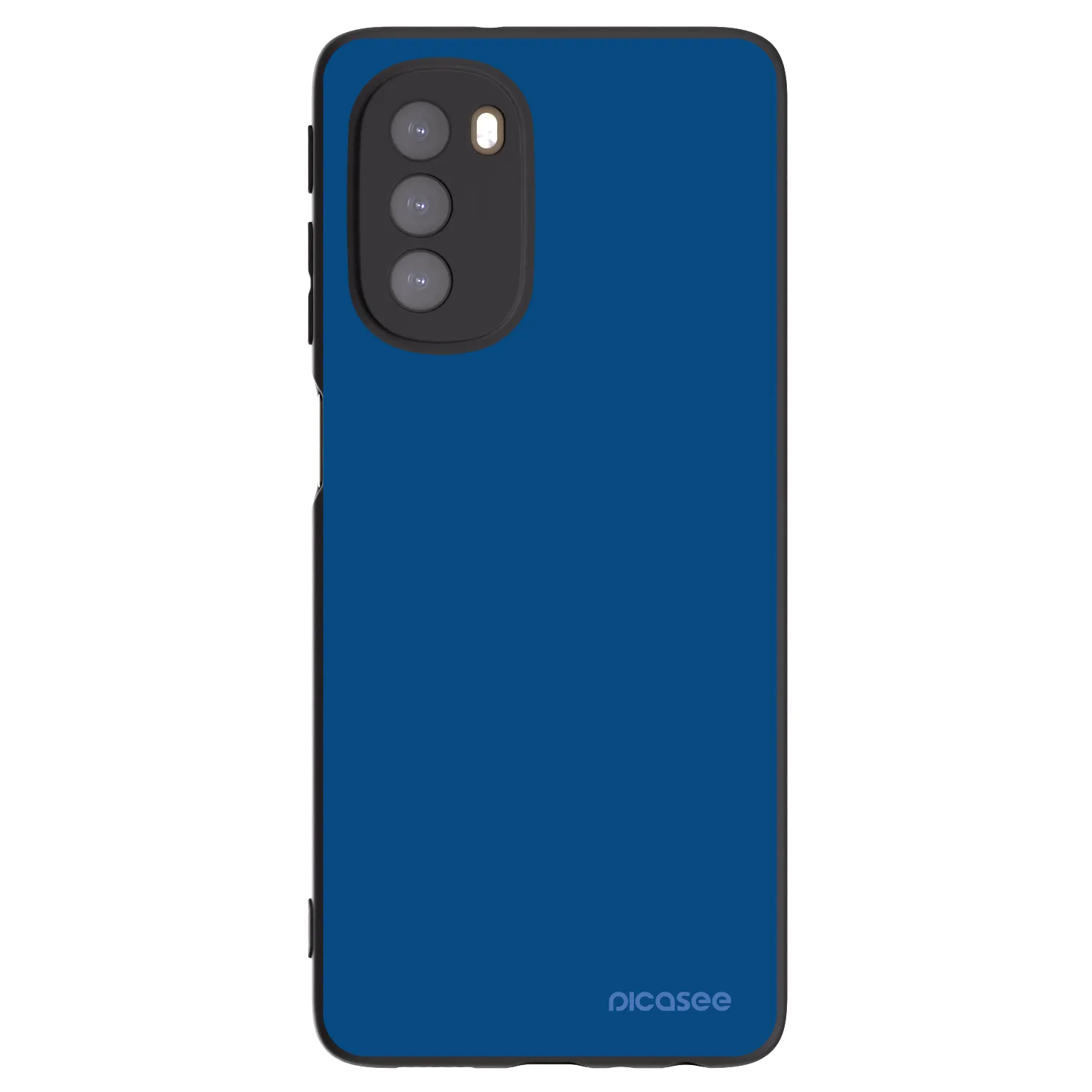Picasee crna silikonska maskica za Motorola Moto G51 - Navy Blue