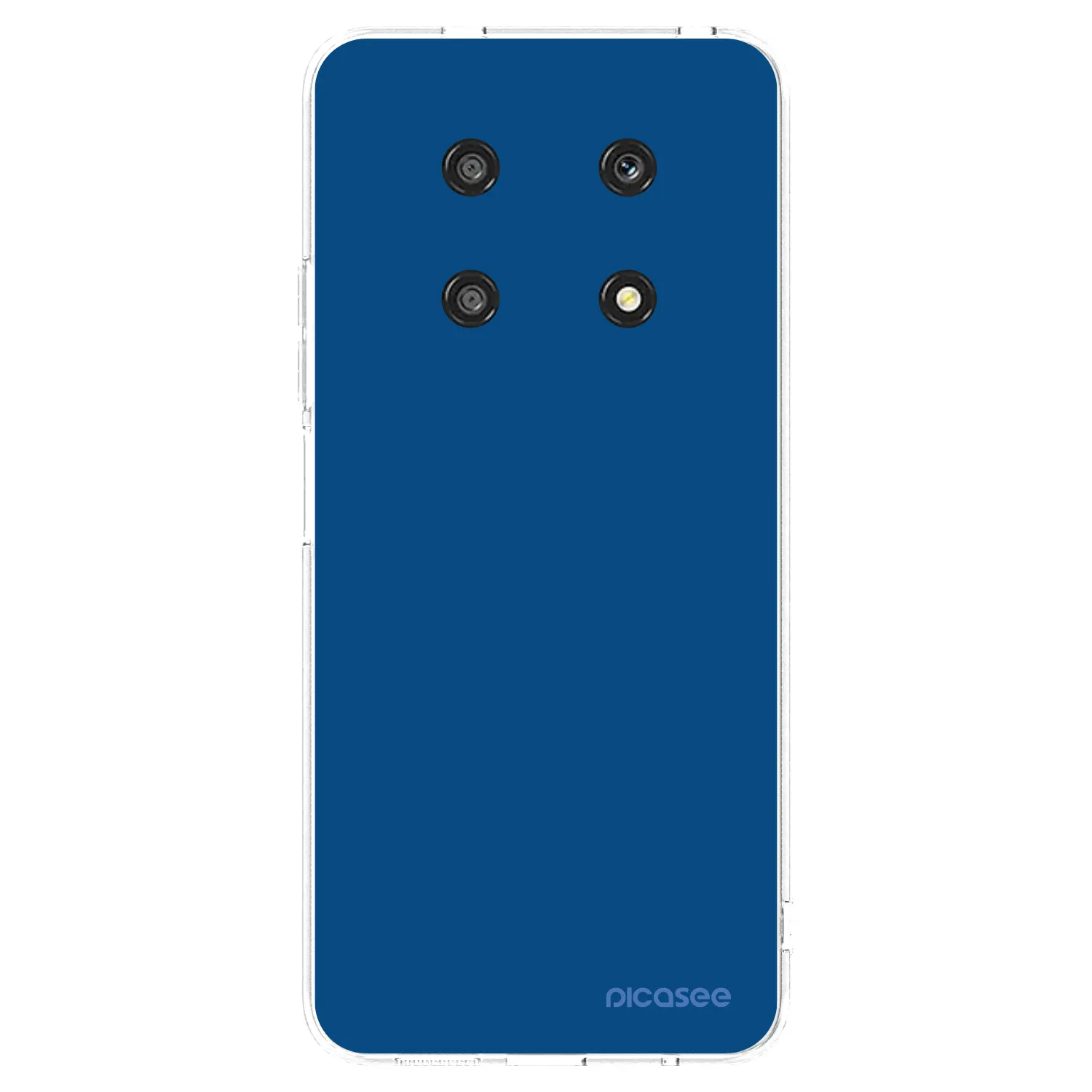 Picasee silikonska prozirna maskica za Honor Magic4 Lite 5G - Navy Blue