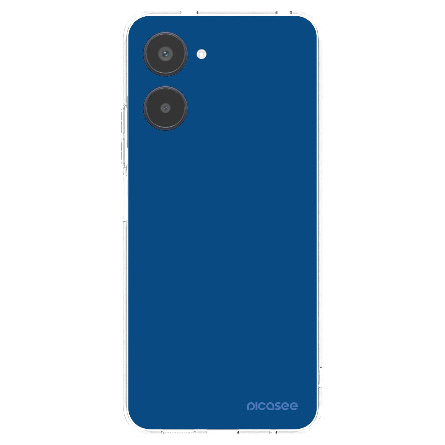 Picasee silikonska prozirna maskica za Realme 10 4G - Navy Blue