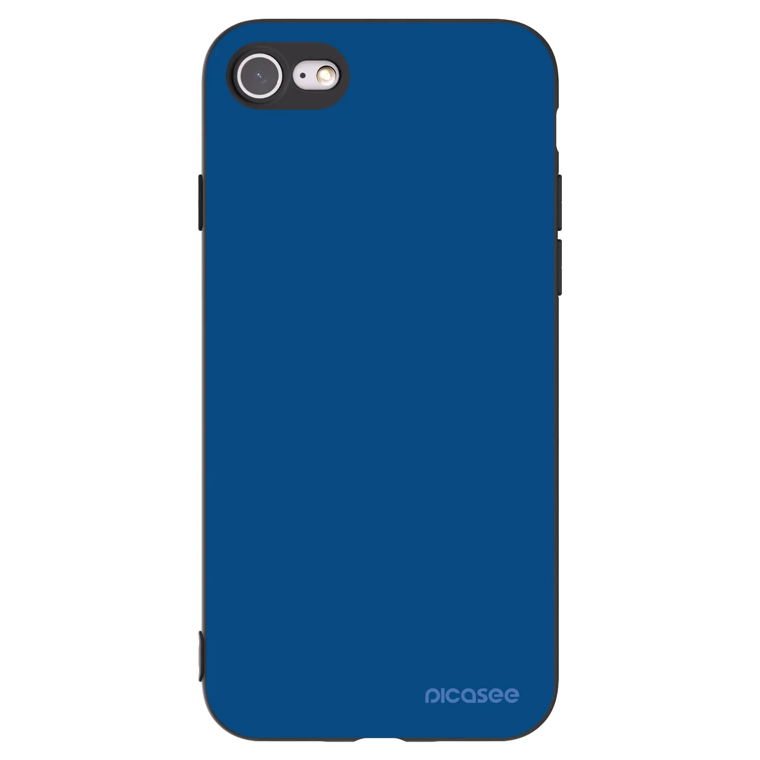 Picasee crna silikonska maskica za Apple iPhone 7 - Navy Blue