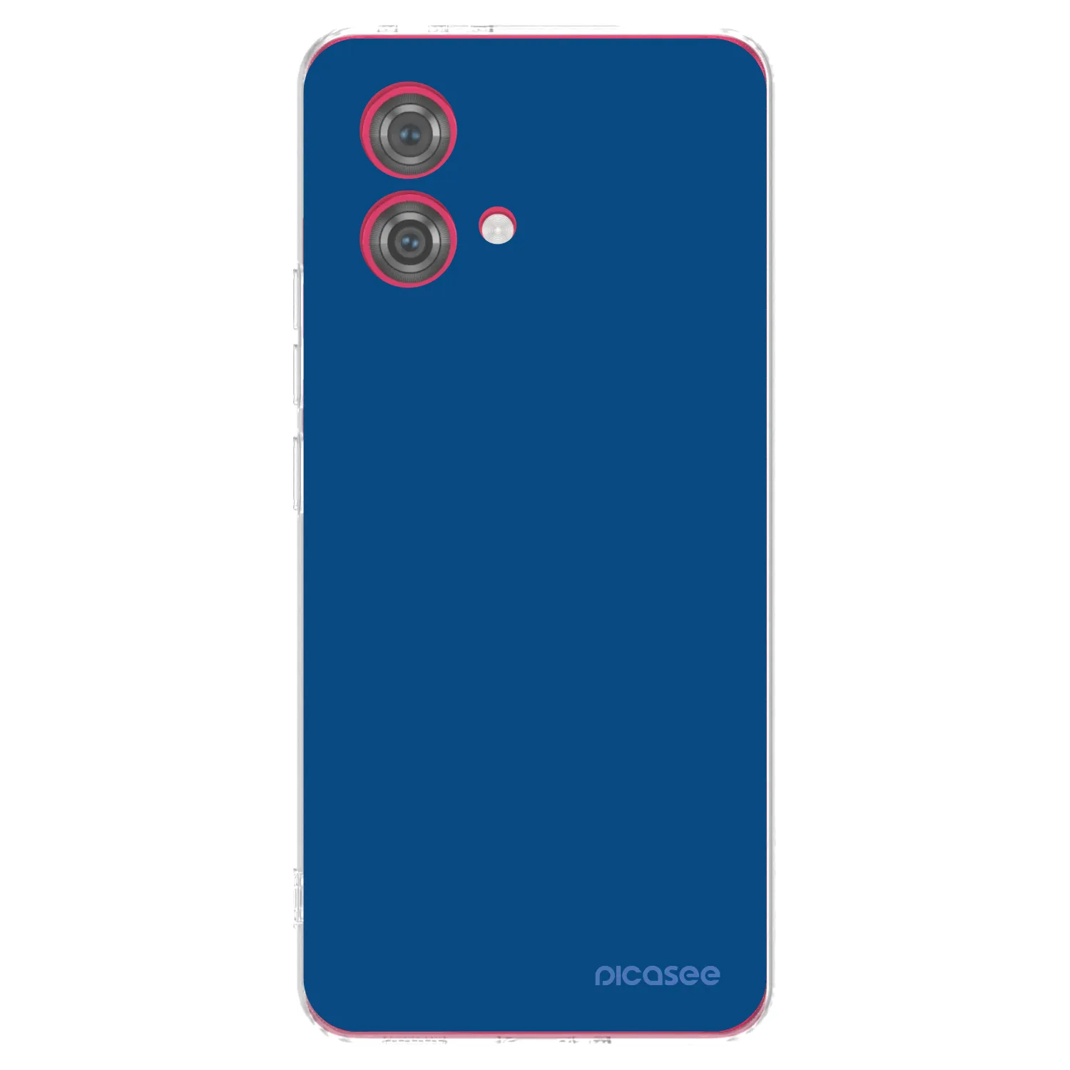 Picasee silikonska prozirna maskica za Motorola Moto G84 5G - Navy Blue