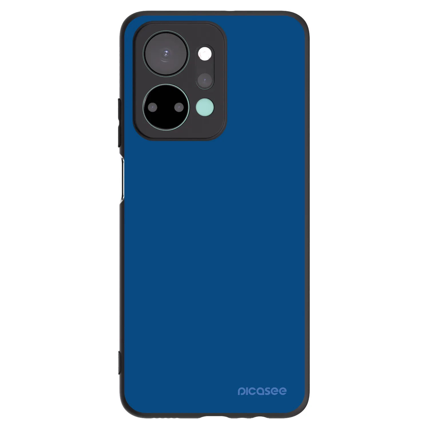 Picasee crna silikonska maskica za Honor X7a - Navy Blue