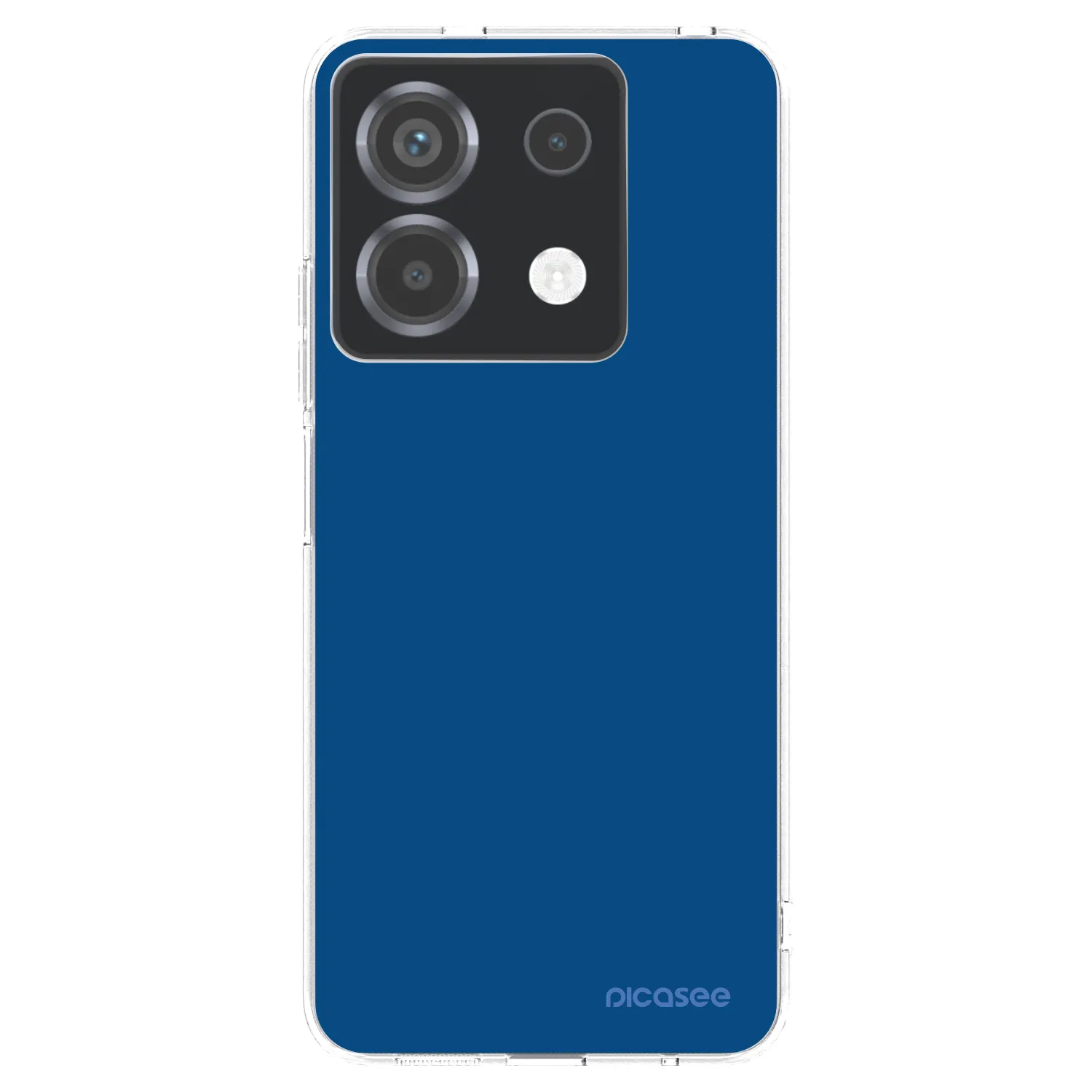 Picasee silikonska prozirna maskica za Xiaomi Poco X6 - Navy Blue