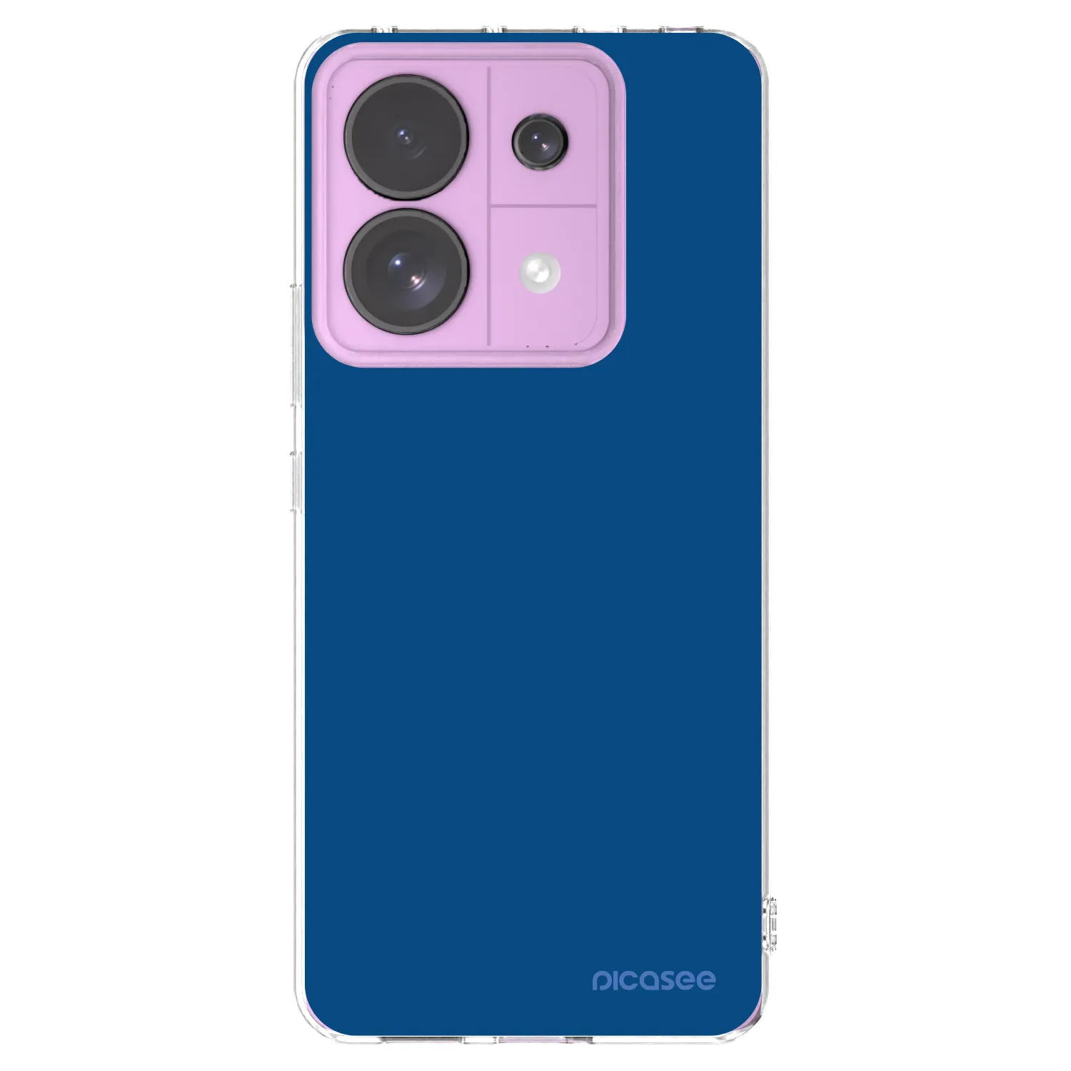 Picasee silikonska prozirna maskica za Xiaomi Redmi Note 13 Pro 5G - Navy Blue