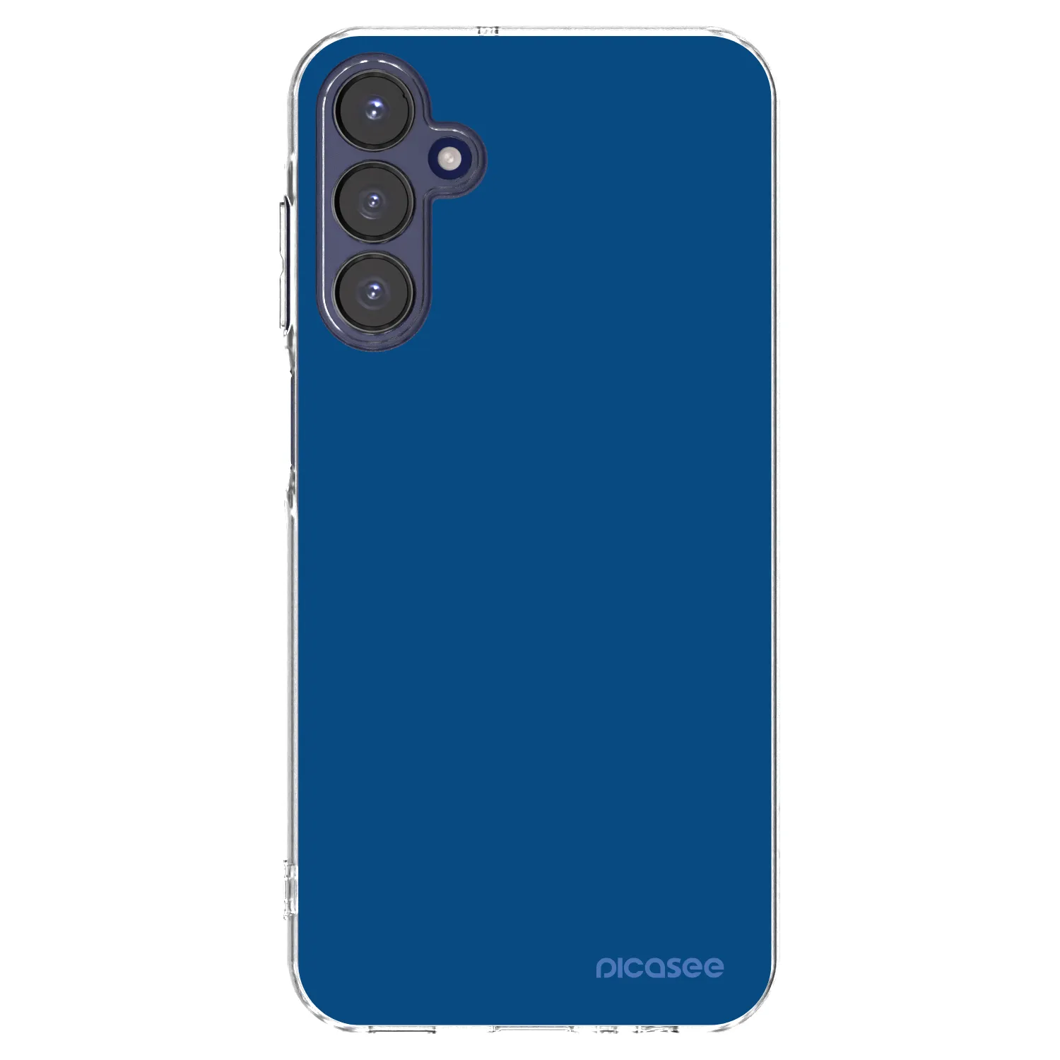Picasee silikonska prozirna maskica za Samsung Galaxy A15 A155F 4G - Navy Blue