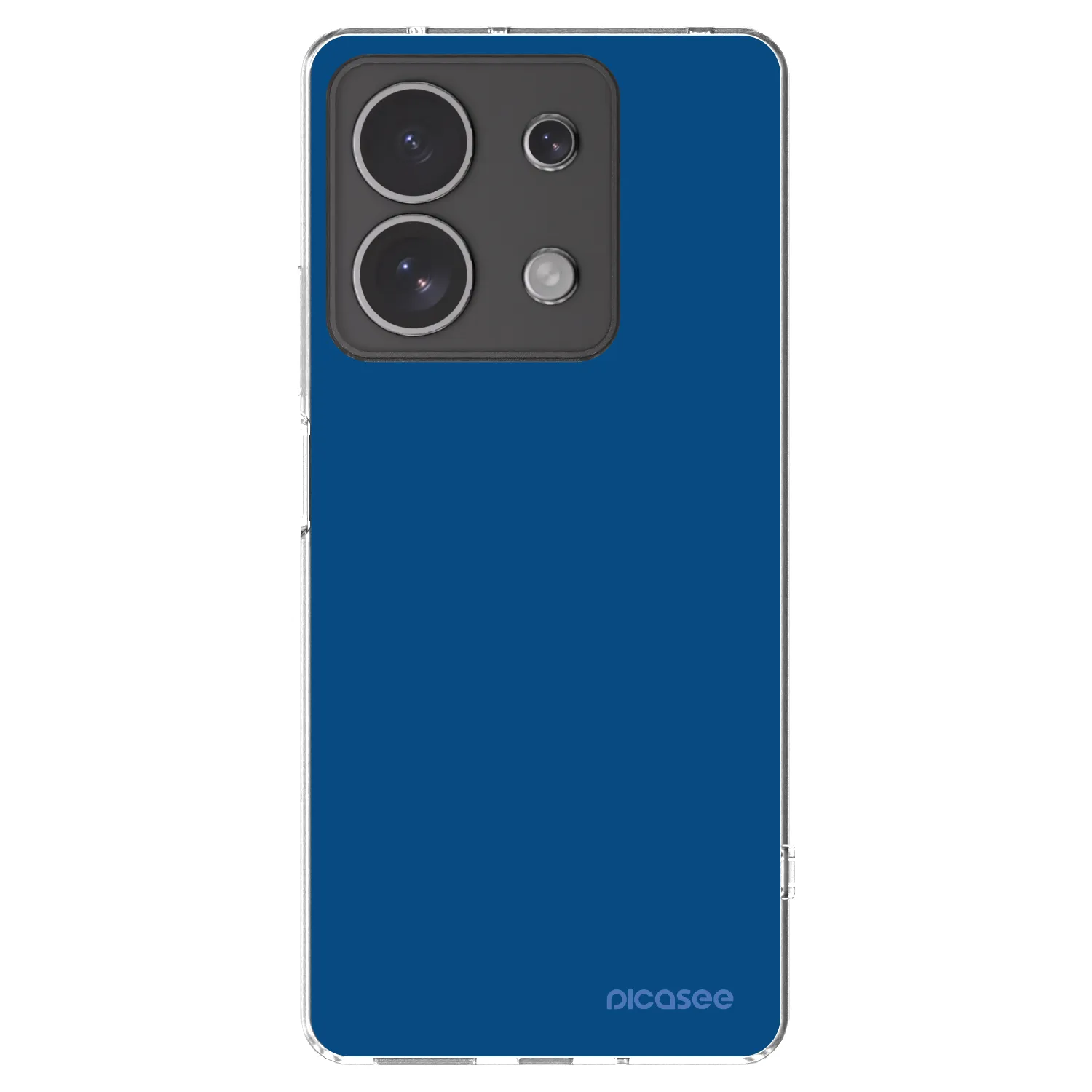 Picasee silikonska prozirna maskica za Xiaomi Redmi Note 13 4G - Navy Blue