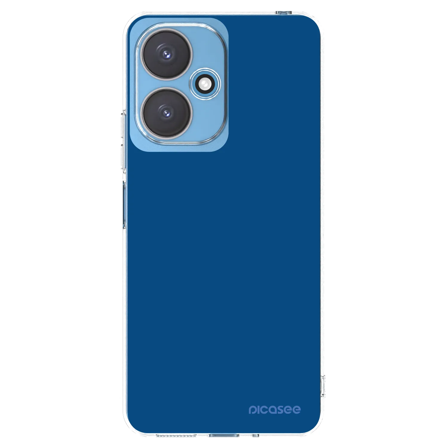 Picasee silikonska prozirna maskica za Xiaomi Redmi 13C 5G - Navy Blue