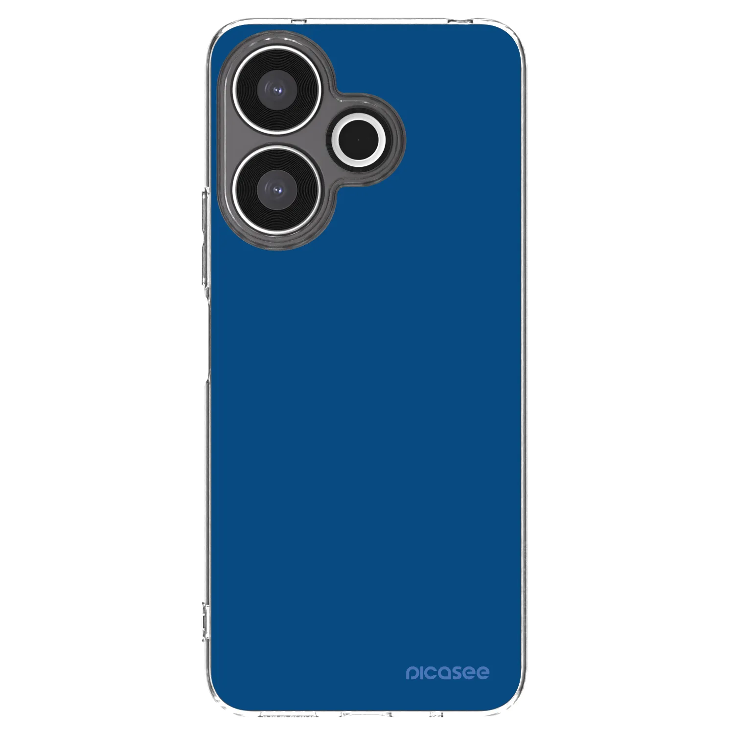 Picasee silikonska prozirna maskica za Xiaomi Redmi 13 4G - Navy Blue