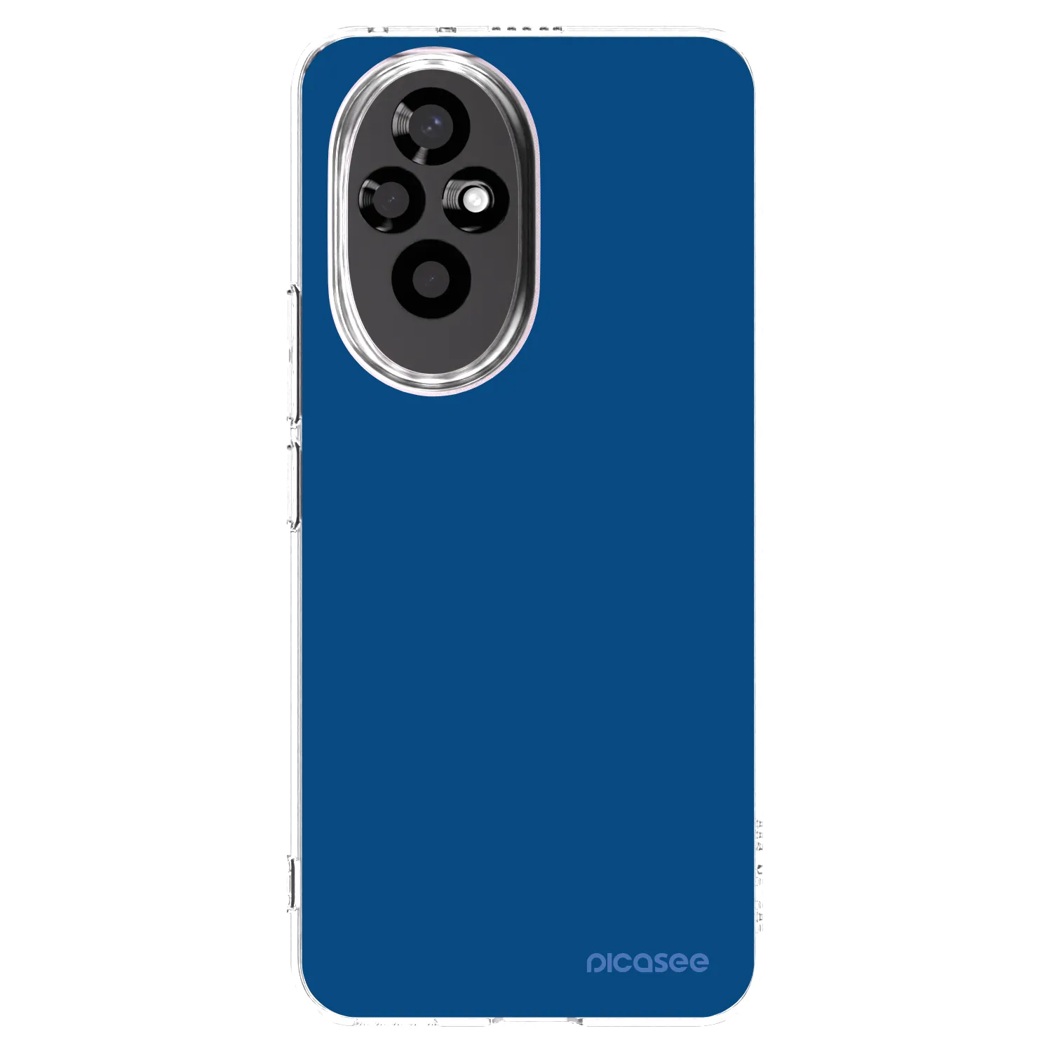 Picasee silikonska prozirna maskica za Honor 200 5G - Navy Blue