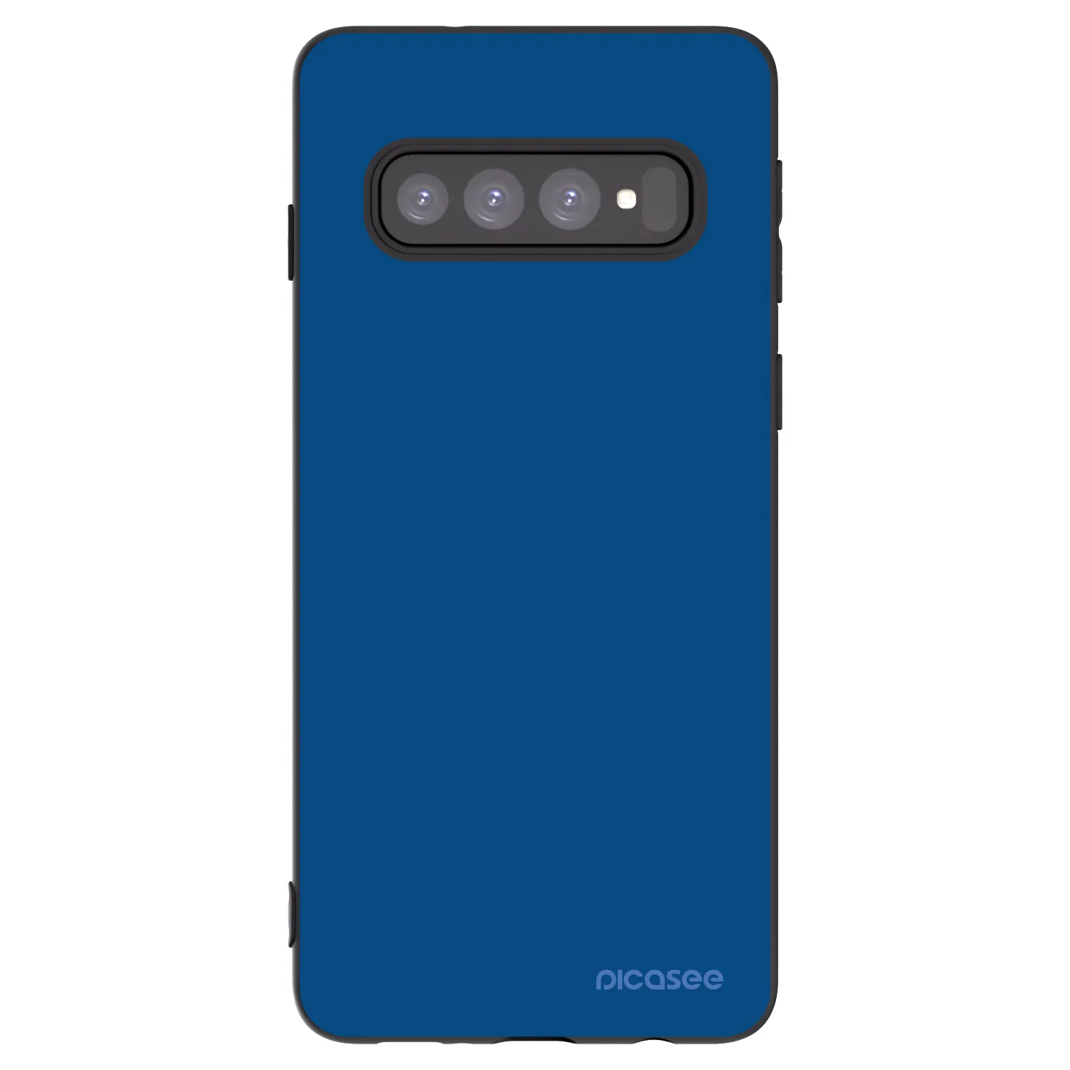 Picasee crna silikonska maskica za Samsung Galaxy S10 G973 - Navy Blue