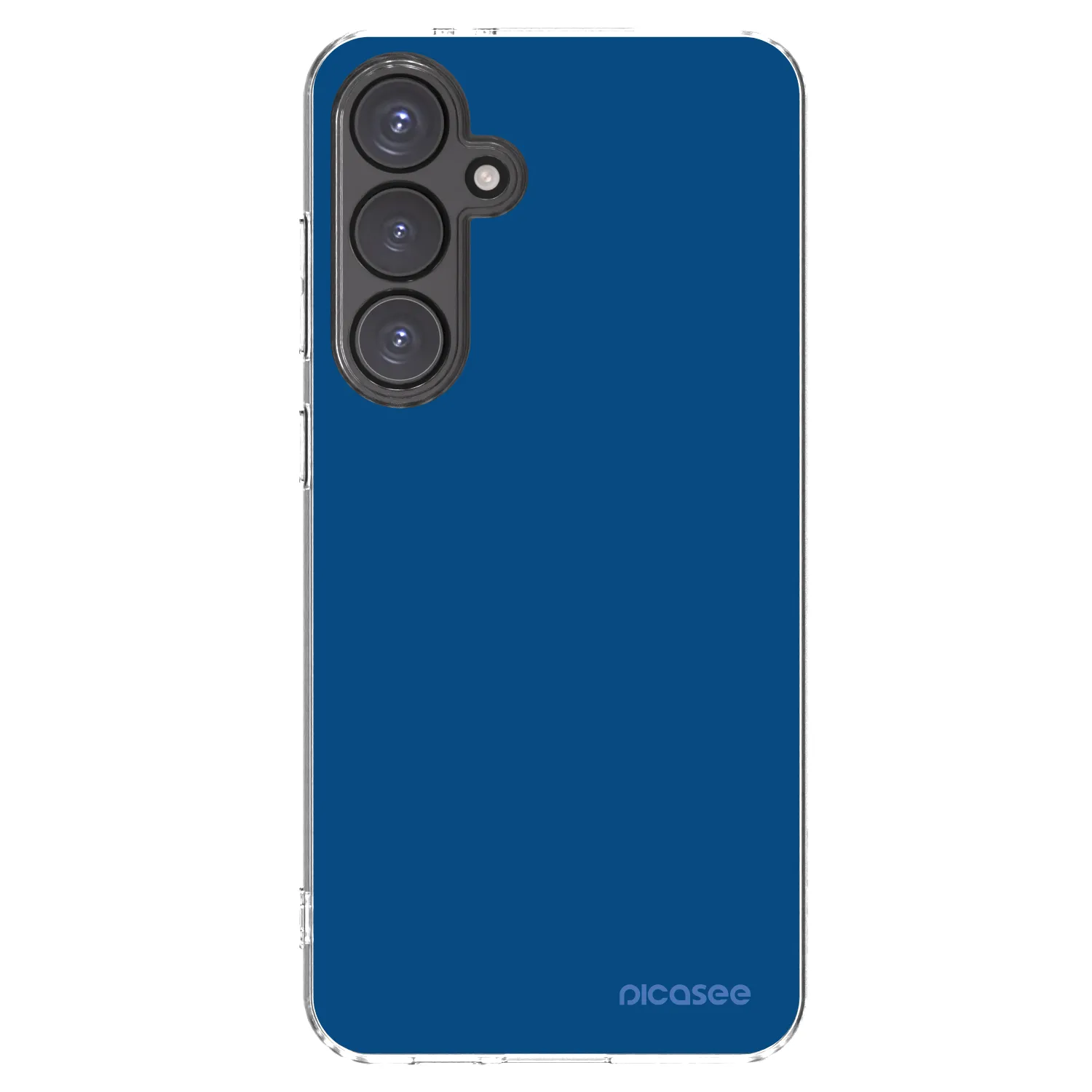 Picasee silikonska prozirna maskica za Samsung Galaxy S24 FE S721B - Navy Blue