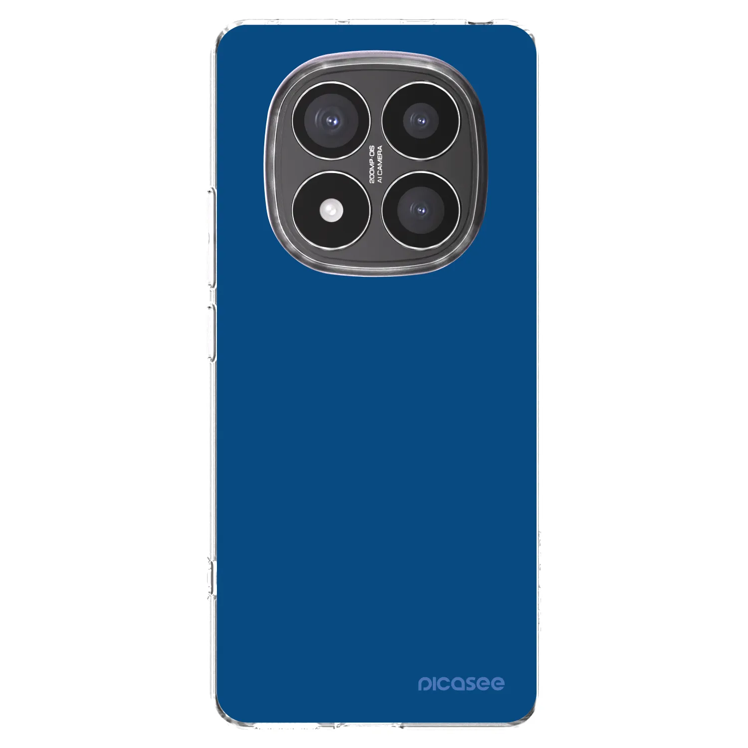 Picasee silikonska prozirna maskica za Xiaomi Redmi Note 14 Pro+ 5G - Navy Blue