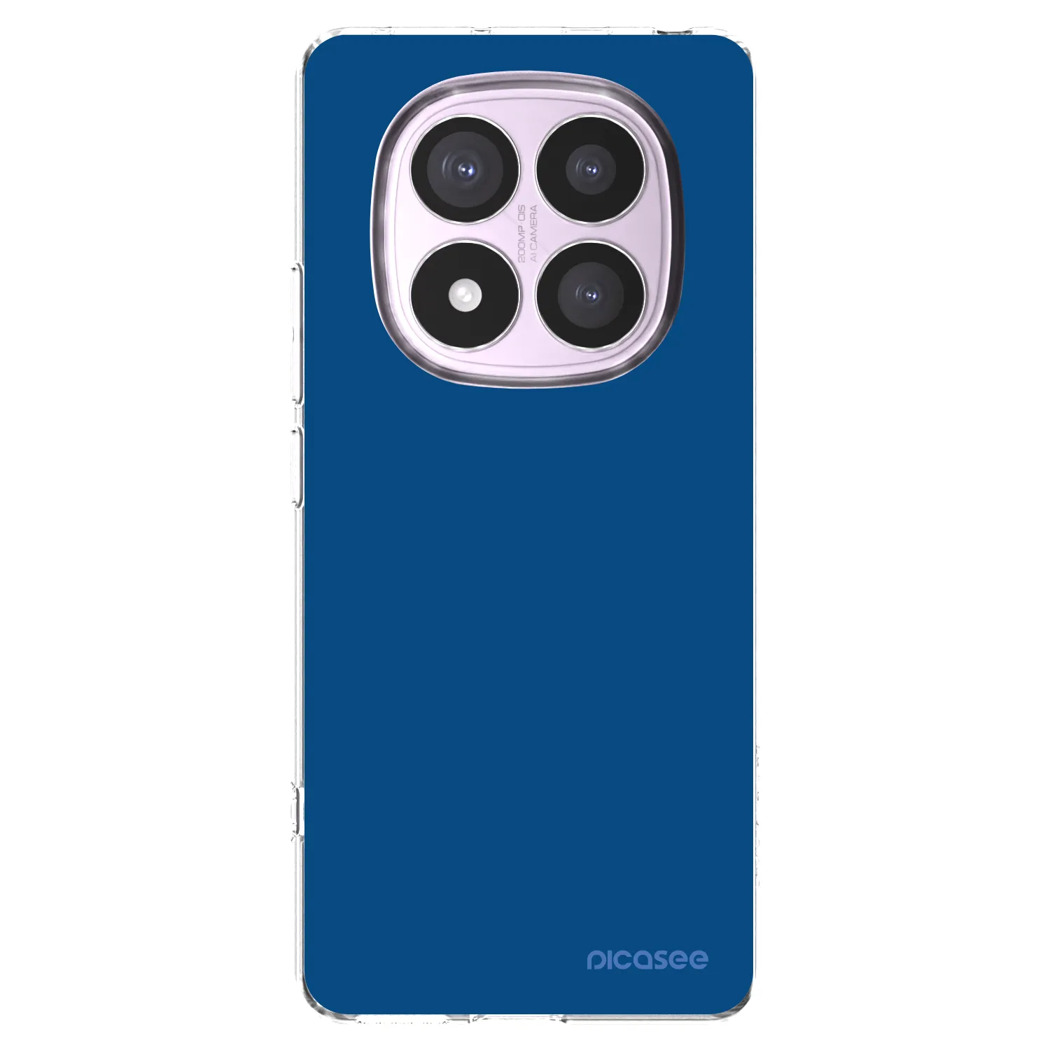 Picasee silikonska prozirna maskica za Xiaomi Redmi Note 14 Pro 5G - Navy Blue