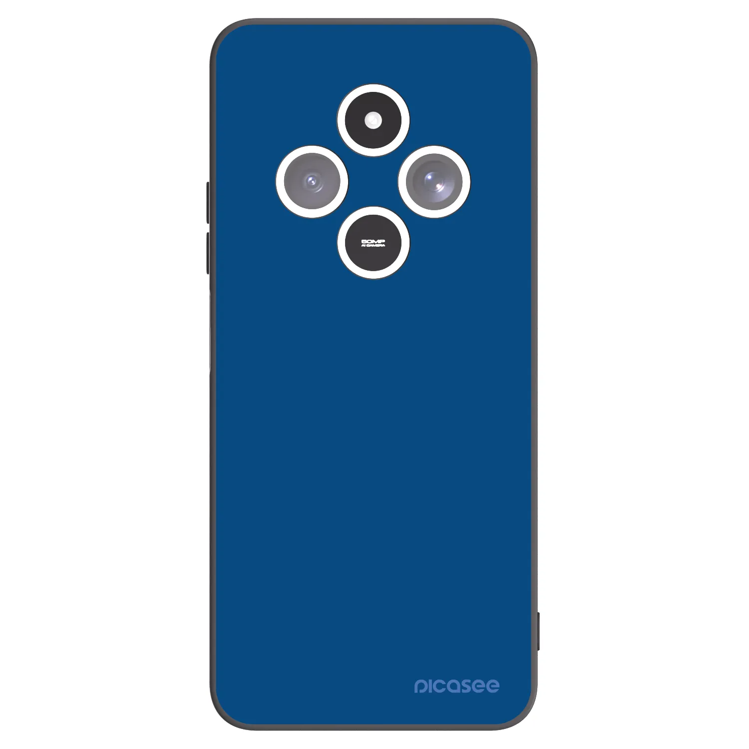 Picasee crna silikonska maskica za Xiaomi Redmi 14C - Navy Blue