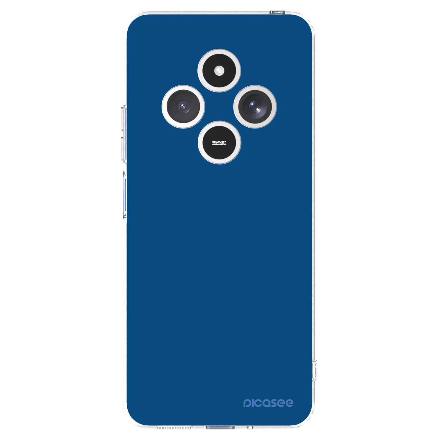 Picasee silikonska prozirna maskica za Xiaomi Redmi 14C - Navy Blue