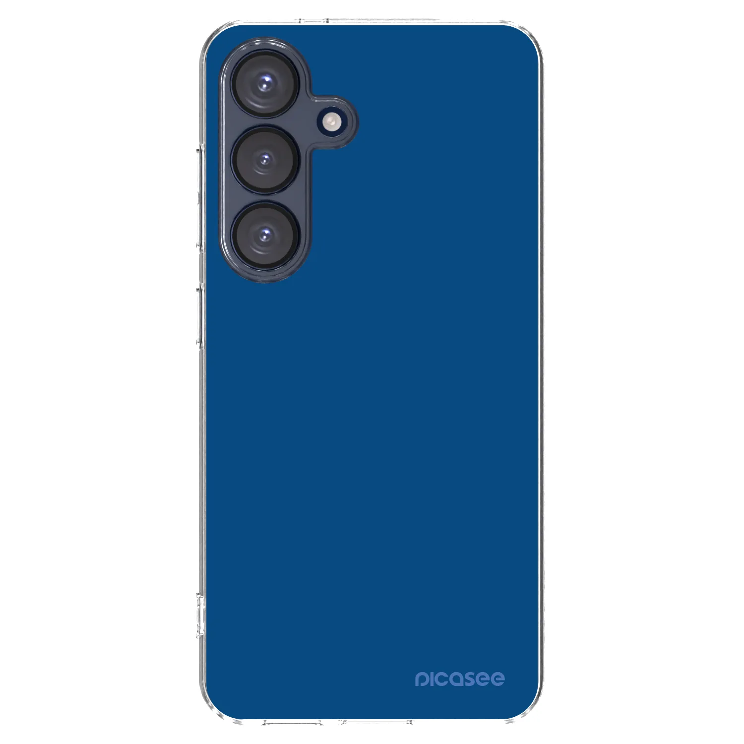 Picasee silikonska prozirna maskica za Samsung Galaxy S25 5G - Navy Blue