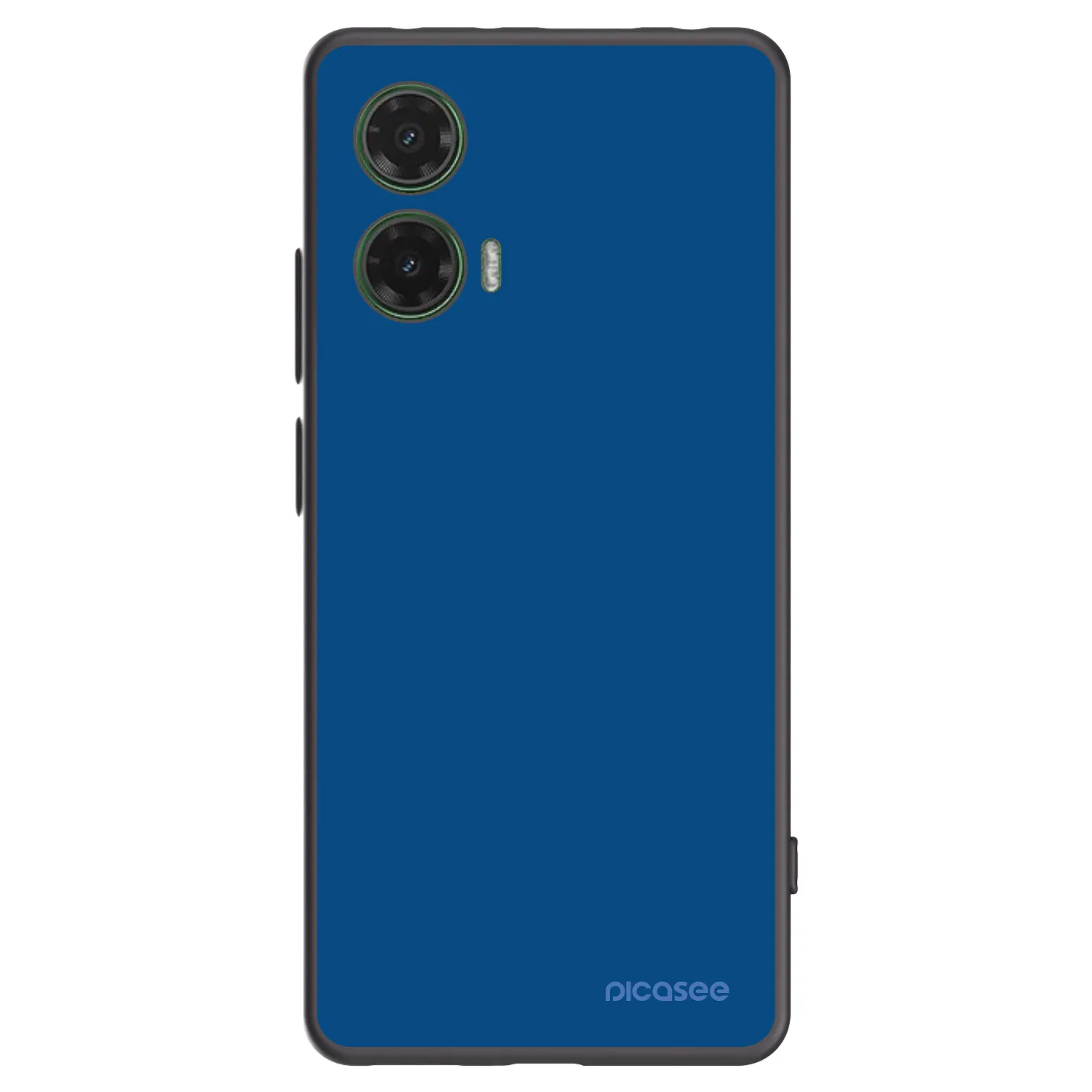Picasee crna silikonska maskica za Motorola Moto G35 5G - Navy Blue