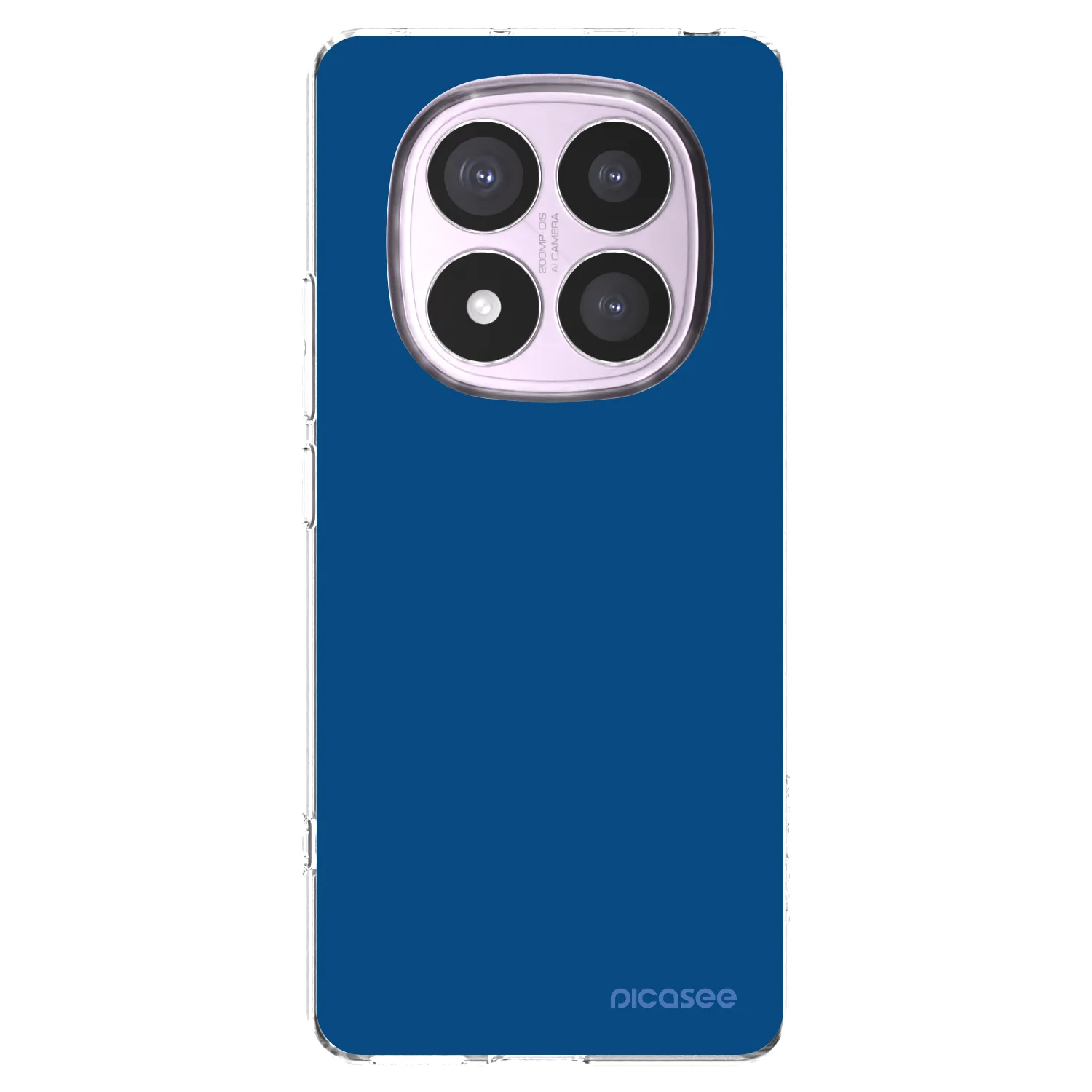 Picasee silikonska prozirna maskica za Xiaomi Redmi Note 14 Pro 4G - Navy Blue