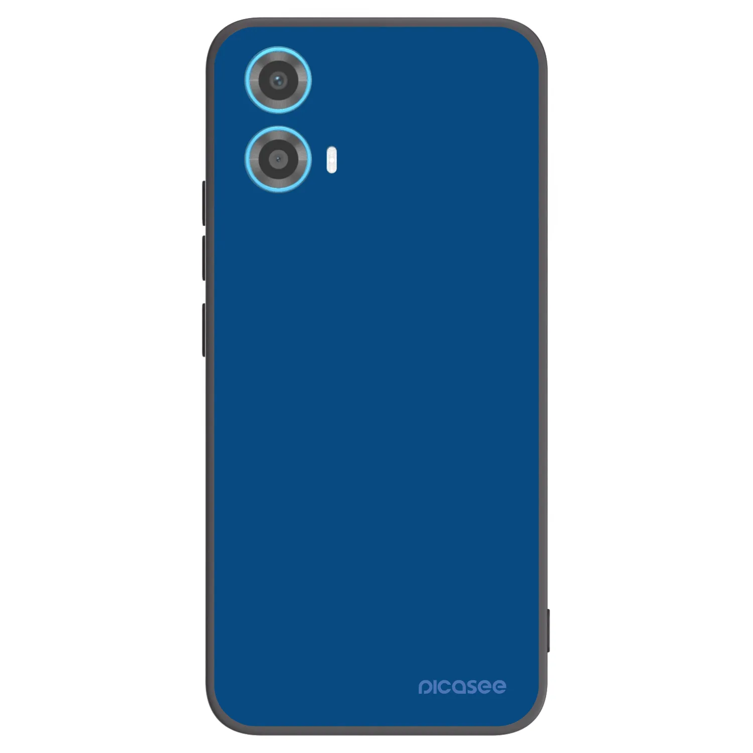 Picasee crna silikonska maskica za Motorola Moto G34 5G - Navy Blue