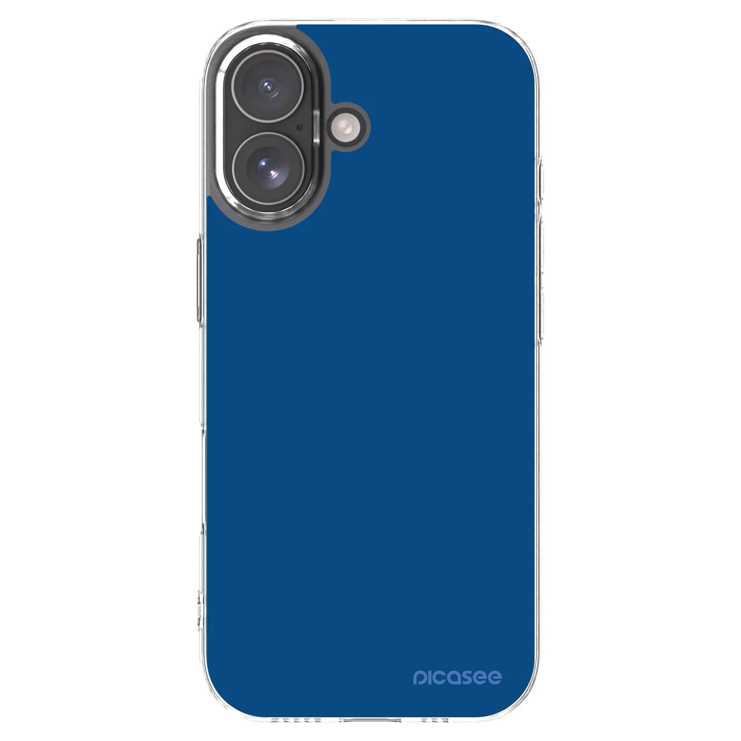 Picasee silikonska prozirna maskica za Apple iPhone 17 - Navy Blue