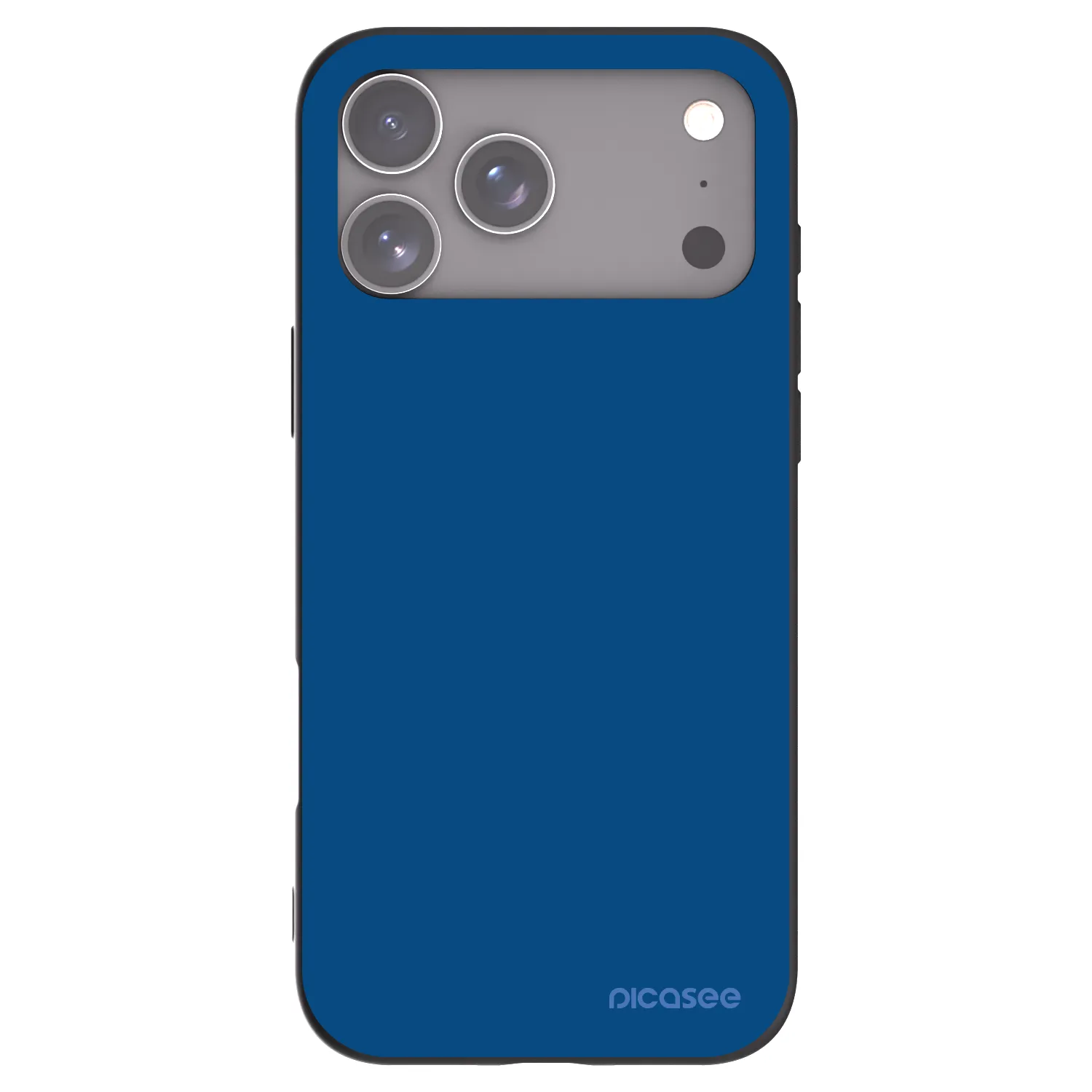 Picasee crna silikonska maskica za Apple iPhone 17 Pro Max - Navy Blue
