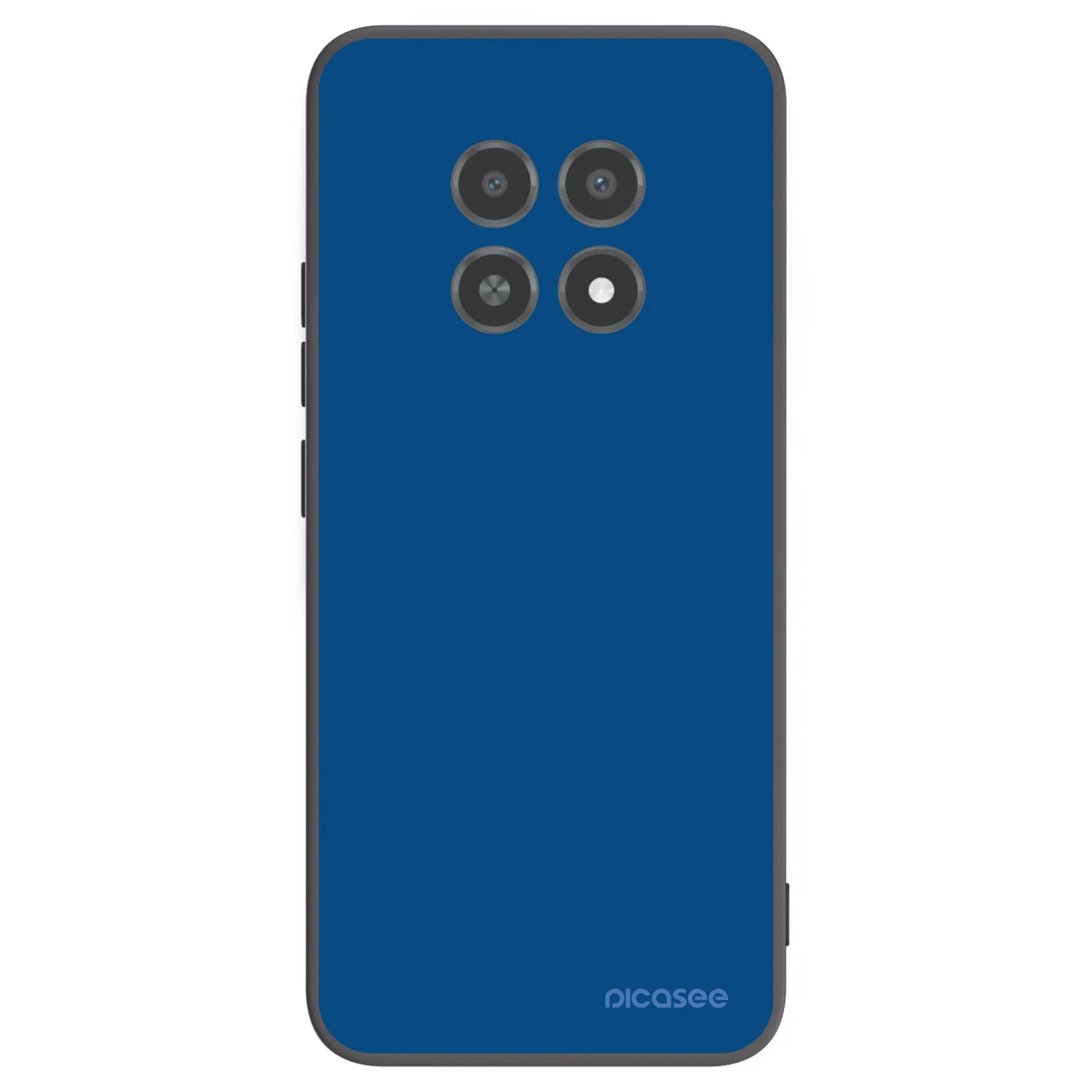 Picasee crna silikonska maskica za Realme 12X - Navy Blue