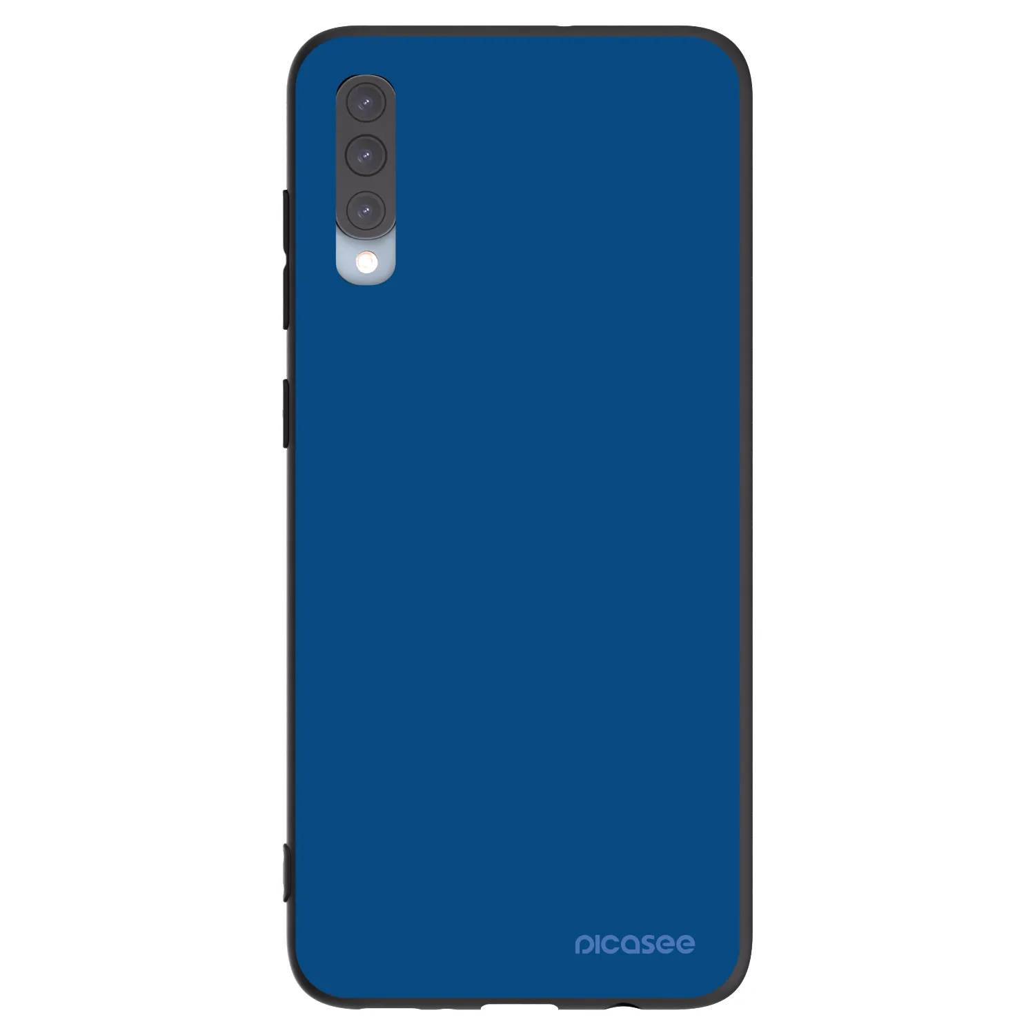 Picasee crna silikonska maskica za Samsung Galaxy A70 A705F - Navy Blue