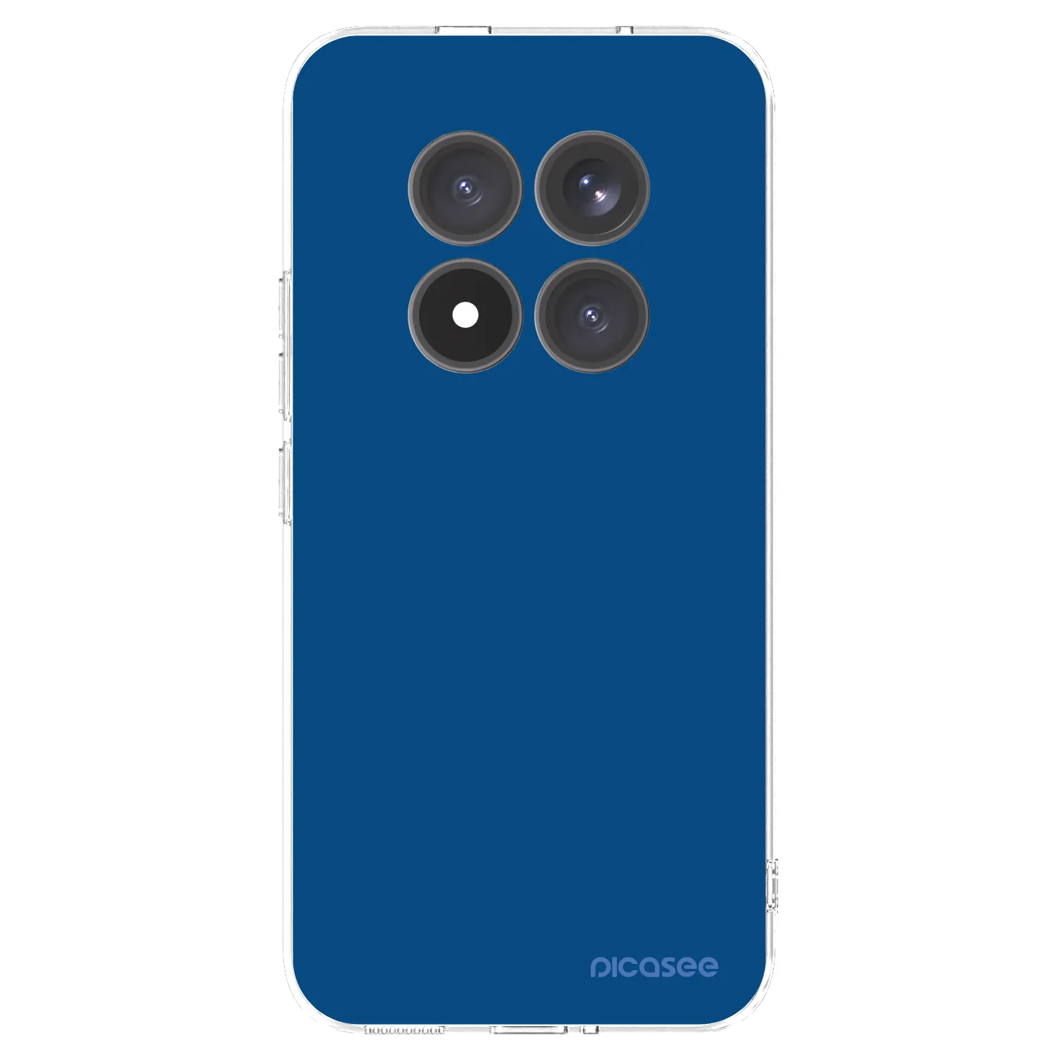 Picasee silikonska prozirna maskica za Xiaomi Redmi Note 15 Pro+ - Navy Blue