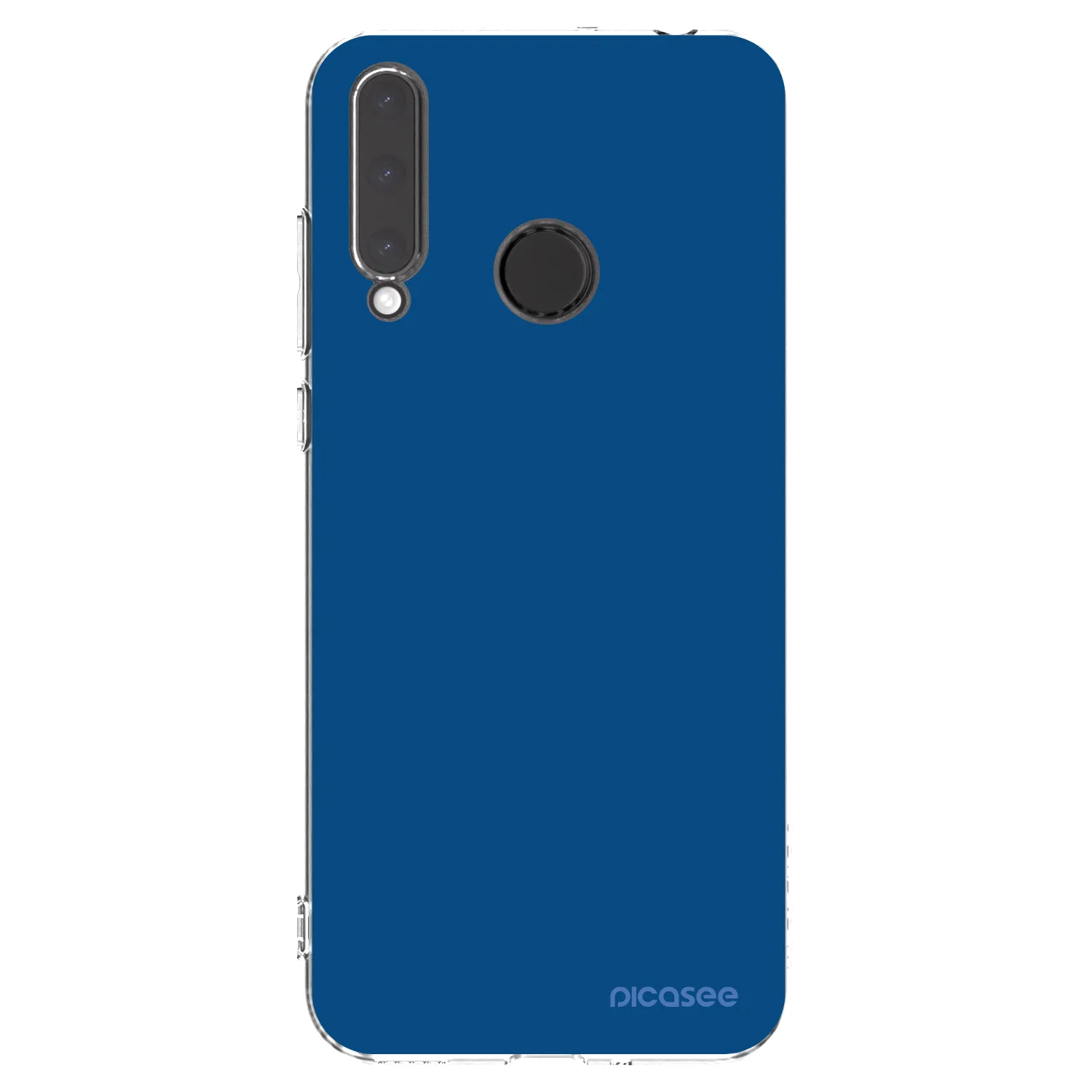 Picasee silikonska prozirna maskica za Honor 20 Lite - Navy Blue