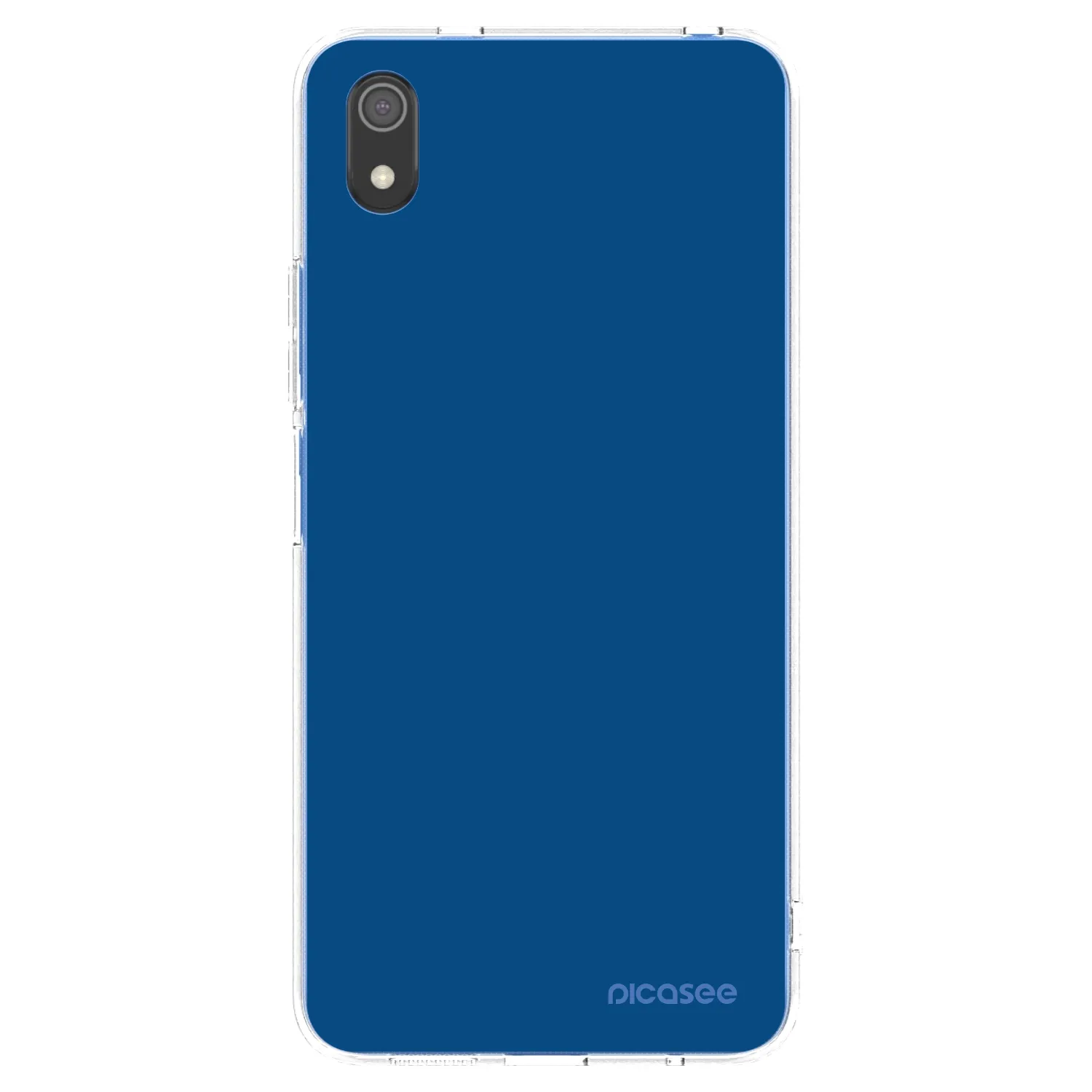 Picasee silikonska prozirna maskica za Xiaomi Redmi 7A - Navy Blue
