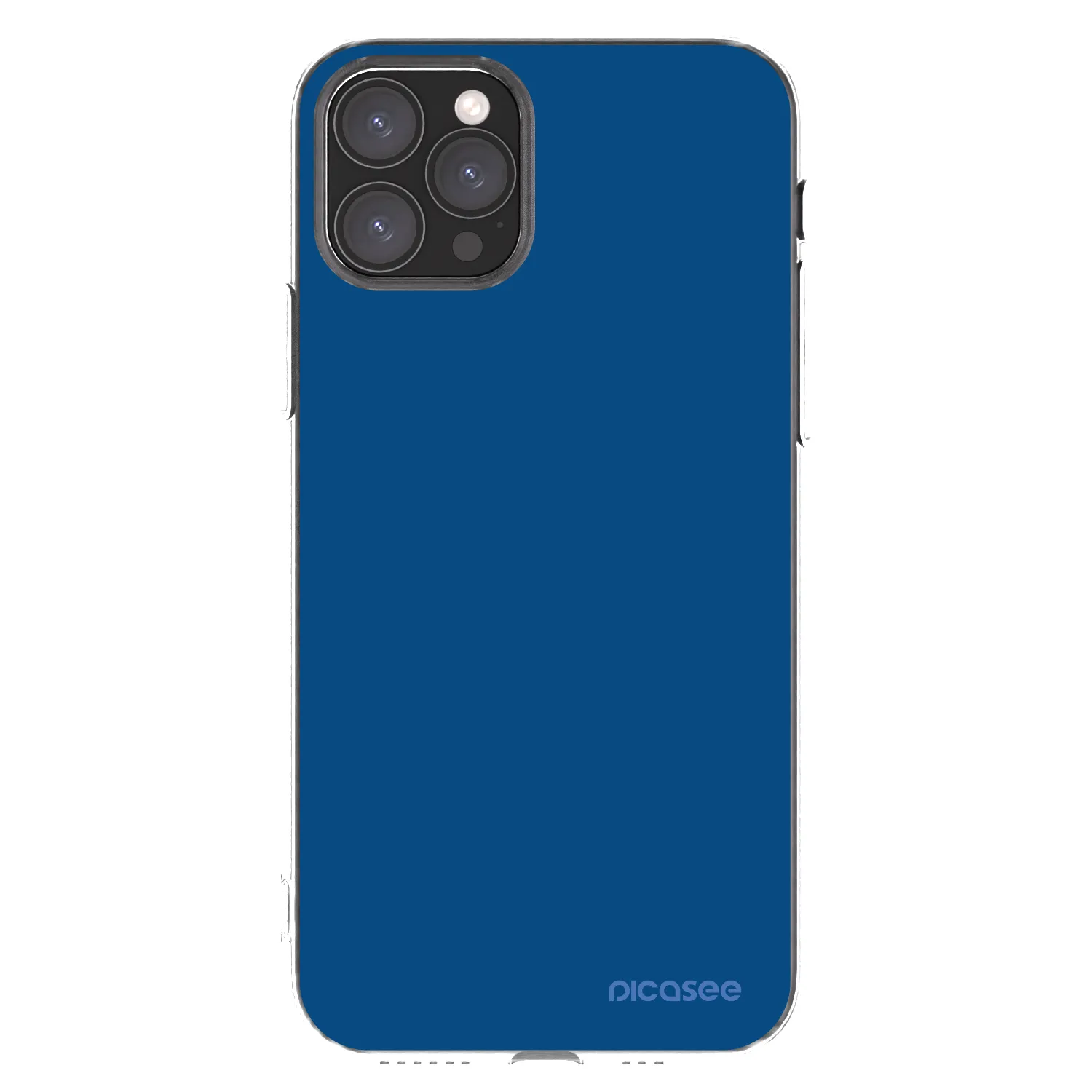 Picasee silikonska prozirna maskica za Apple iPhone 11 Pro - Navy Blue
