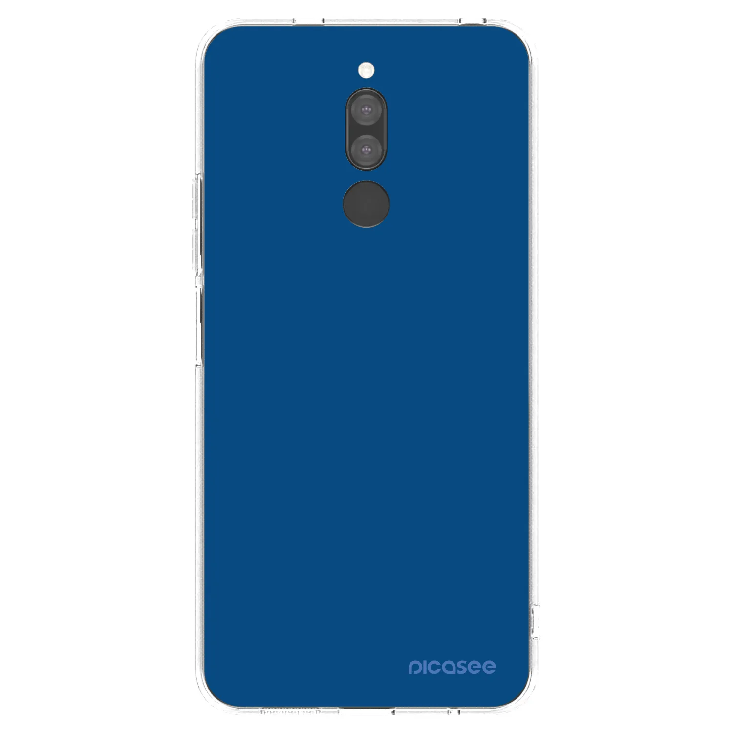 Picasee silikonska prozirna maskica za Xiaomi Redmi 8 - Navy Blue