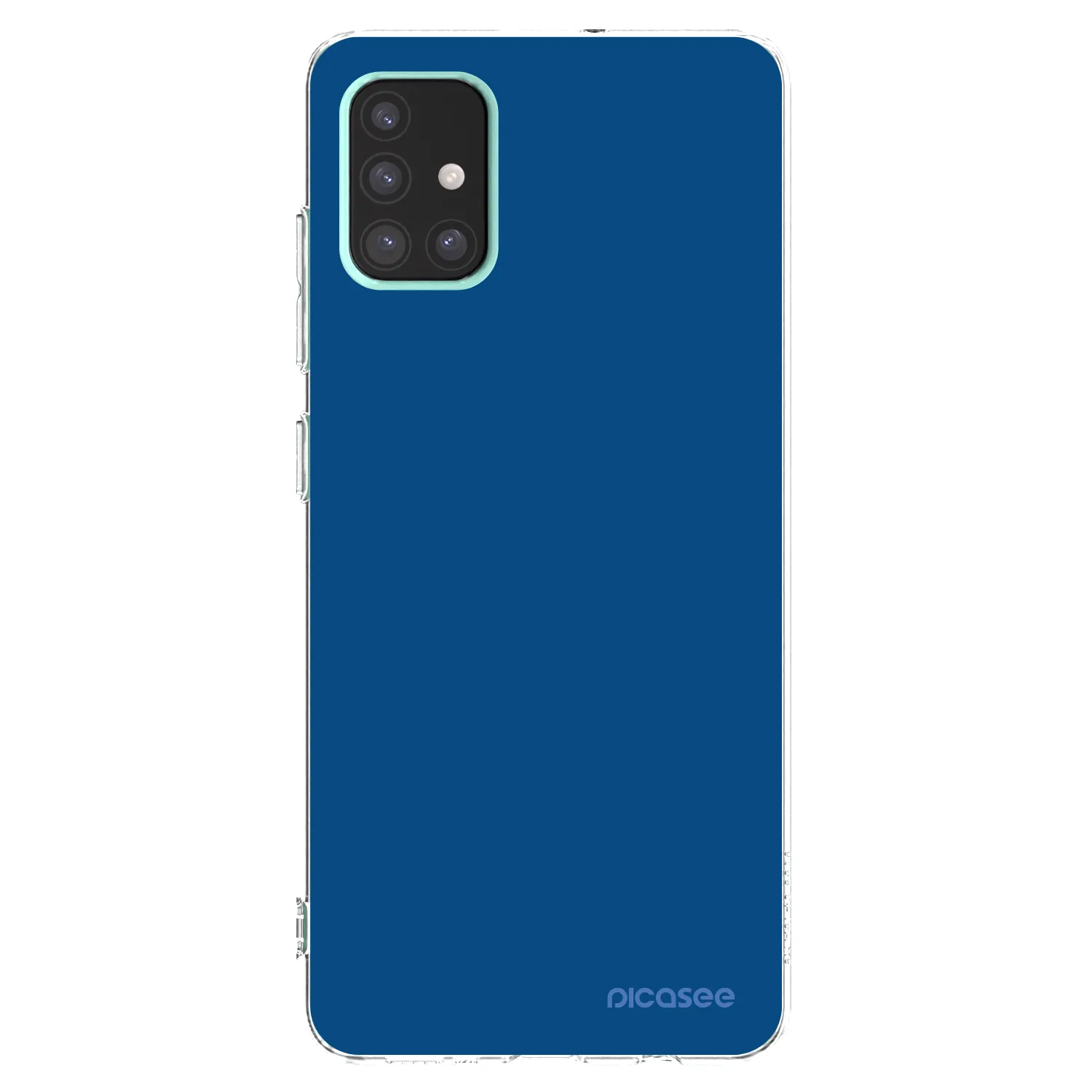 Picasee silikonska prozirna maskica za Samsung Galaxy A51 A515F - Navy Blue