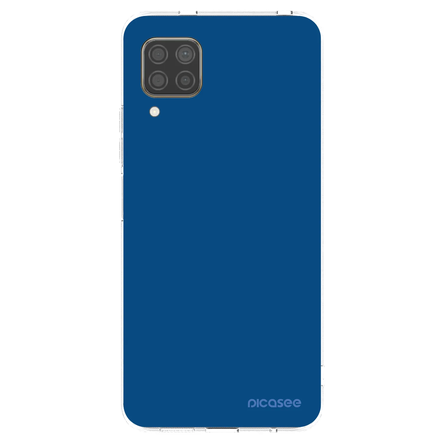 Picasee silikonska prozirna maskica za Huawei P40 Lite - Navy Blue