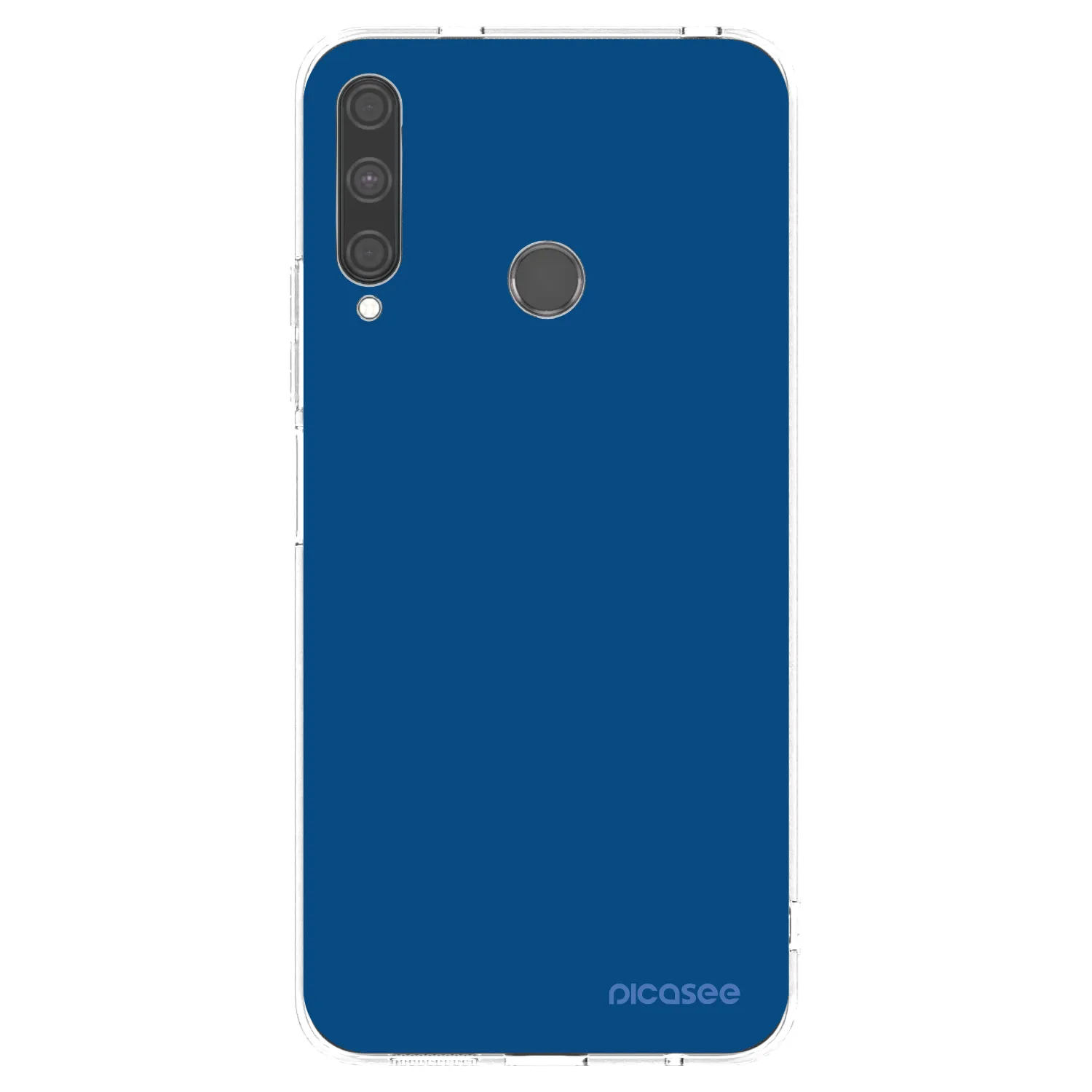 Picasee silikonska prozirna maskica za Huawei P40 Lite E - Navy Blue