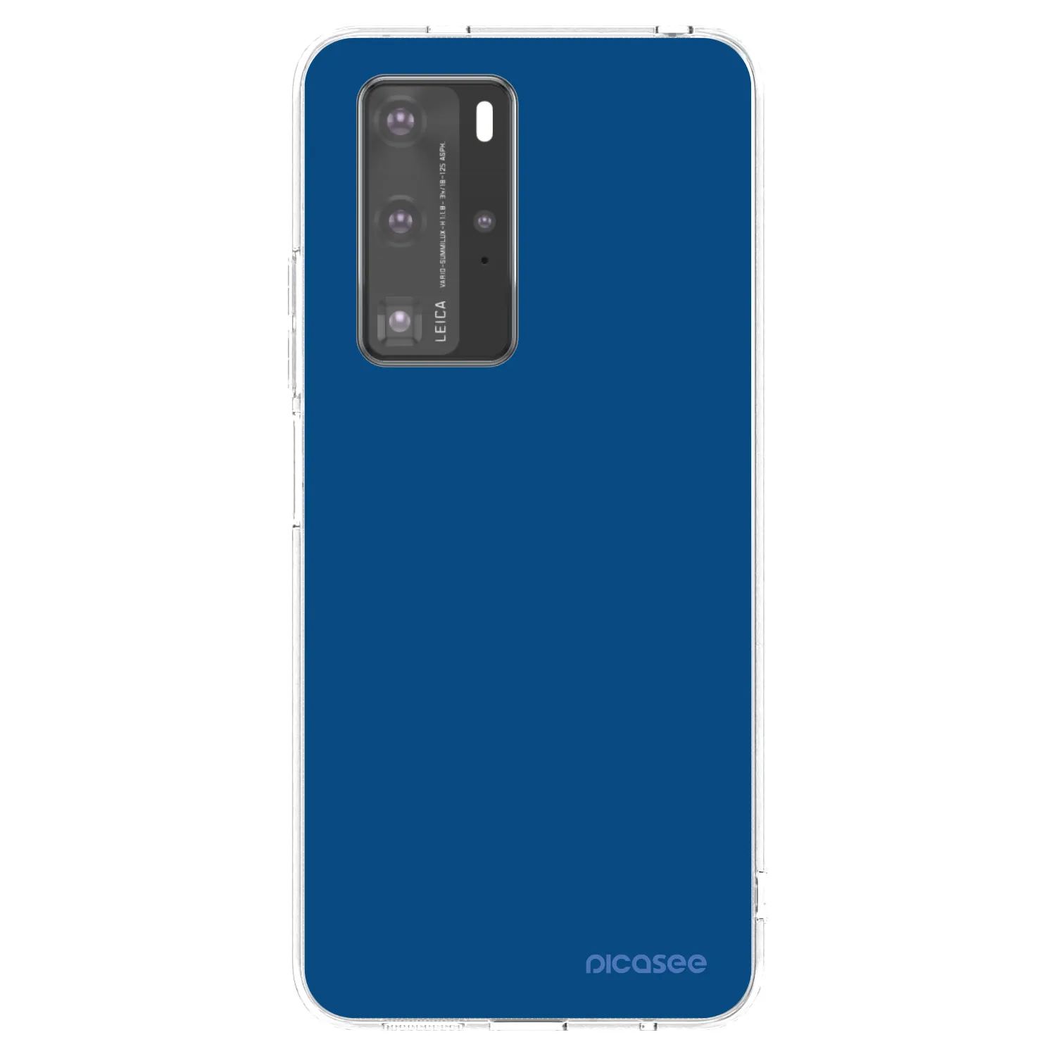 Picasee silikonska prozirna maskica za Huawei P40 Pro - Navy Blue