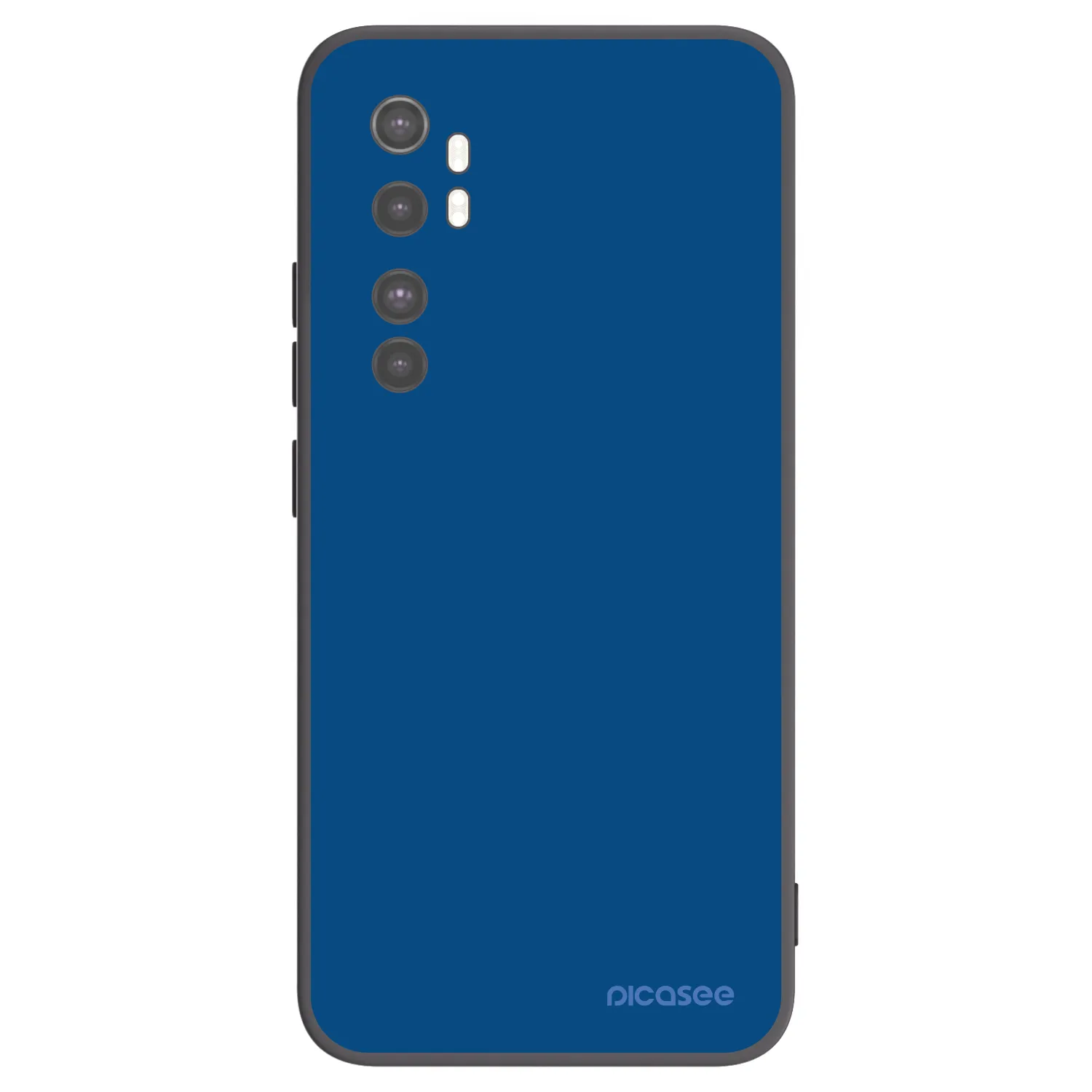 Picasee crna silikonska maskica za Xiaomi Mi Note 10 Lite - Navy Blue
