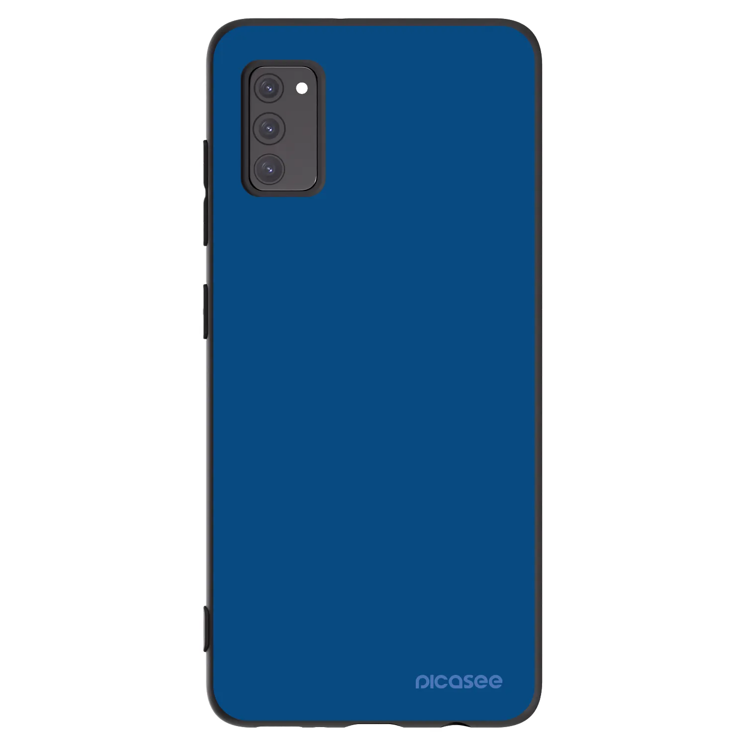 Picasee crna silikonska maskica za Samsung Galaxy A41 A415F - Navy Blue