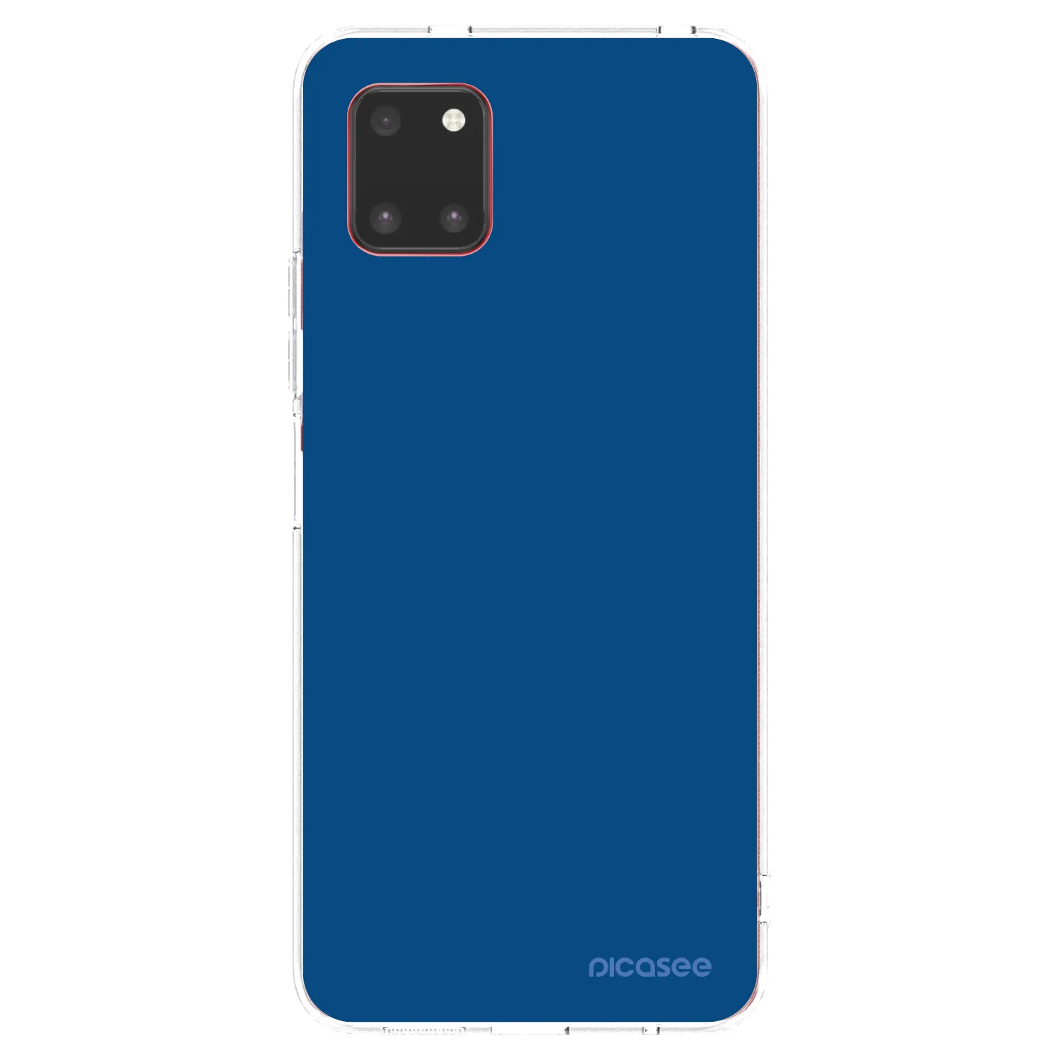 Picasee silikonska prozirna maskica za Samsung Galaxy Note 10 Lite N770F - Navy Blue