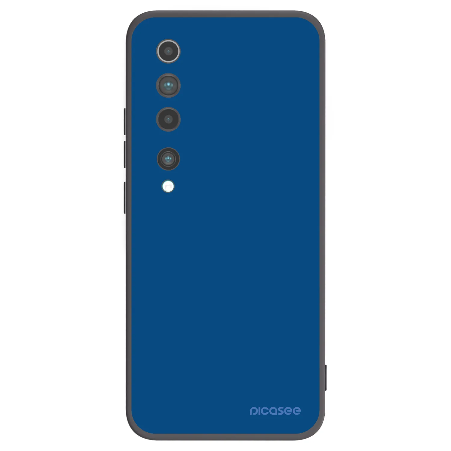 Picasee crna silikonska maskica za Xiaomi Mi 10 - Navy Blue