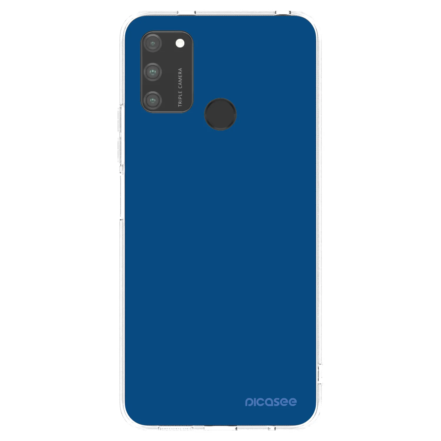 Picasee silikonska prozirna maskica za Honor 9A - Navy Blue