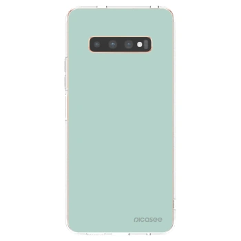 Picasee silikonska prozirna maskica za Samsung Galaxy S10 Plus G975 - Pastel Charm