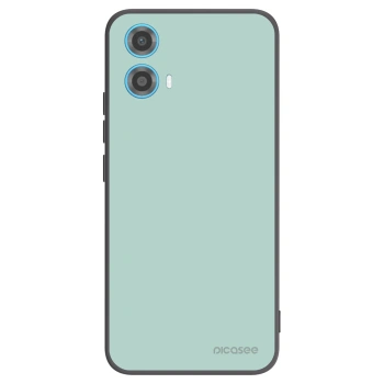 Picasee crna silikonska maskica za Motorola Moto G34 5G - Pastel Charm